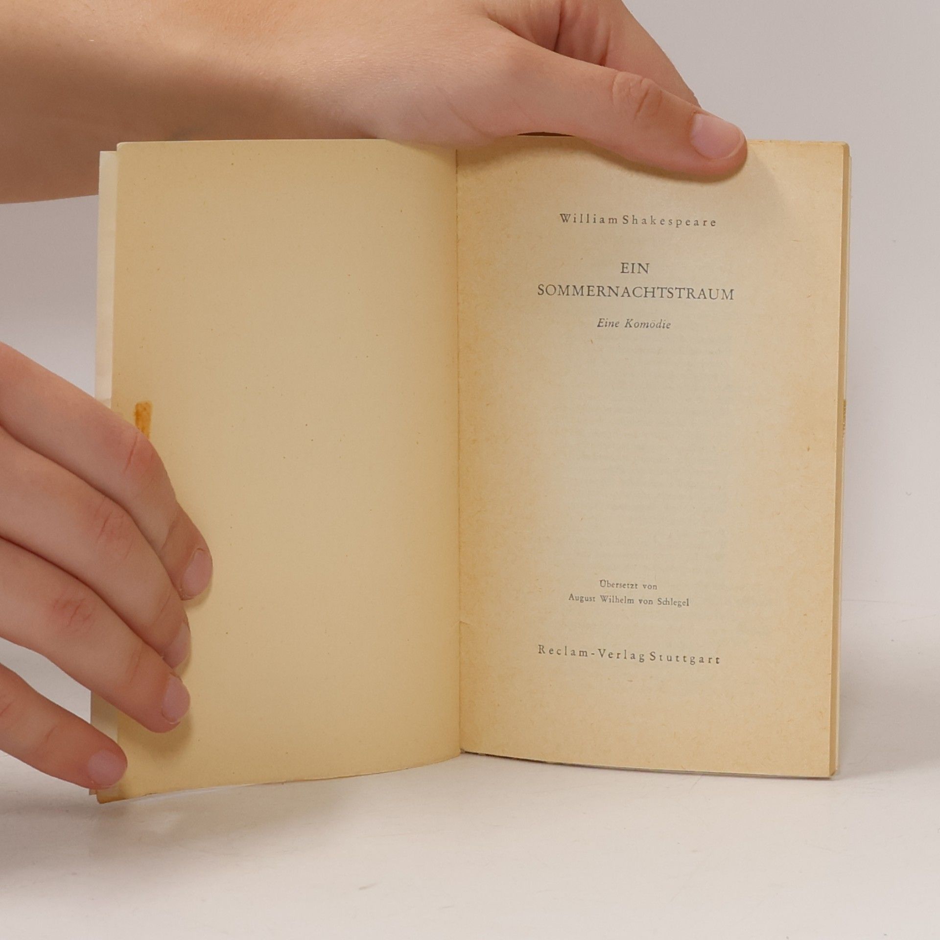 William Shakespeare Ein Sommernachtstraum