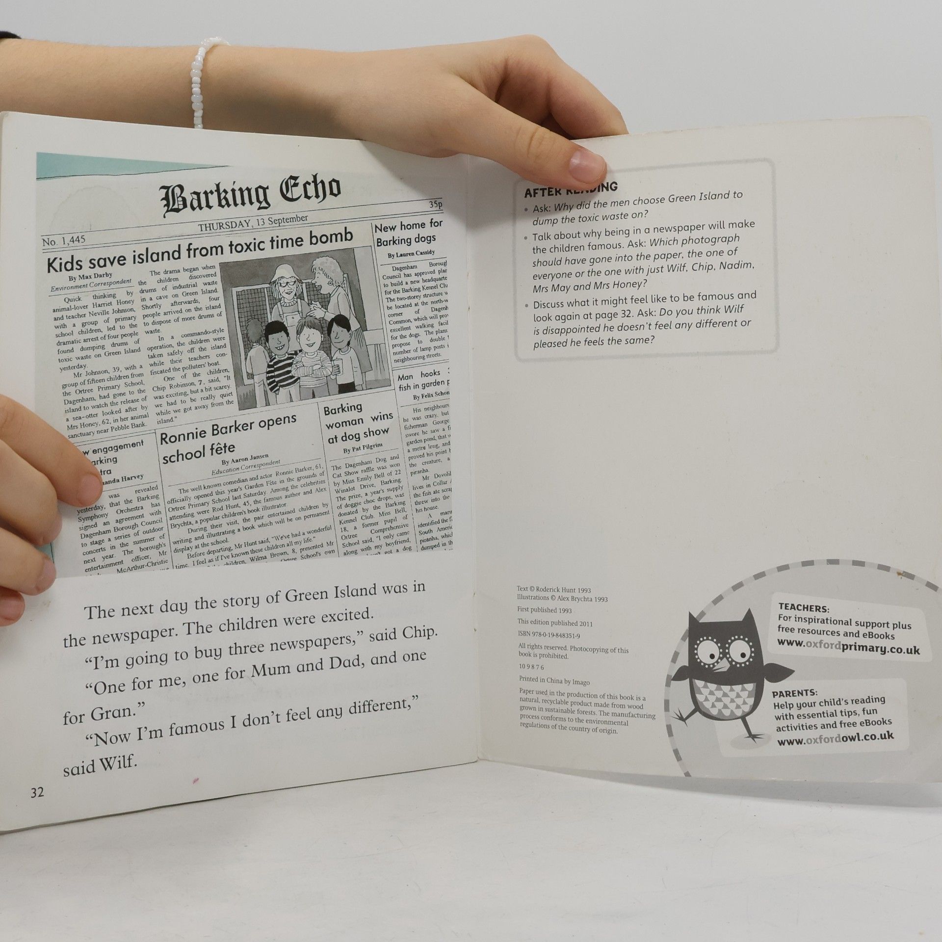 Roderick Hunt Oxford Reading Tree: Level 9: Stories: Green Island
