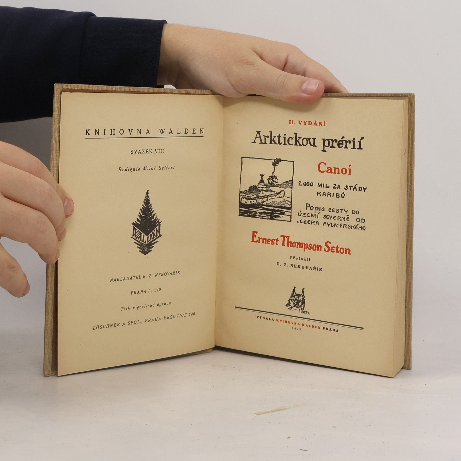 Ernest Thompson Seton Arktickou prérií