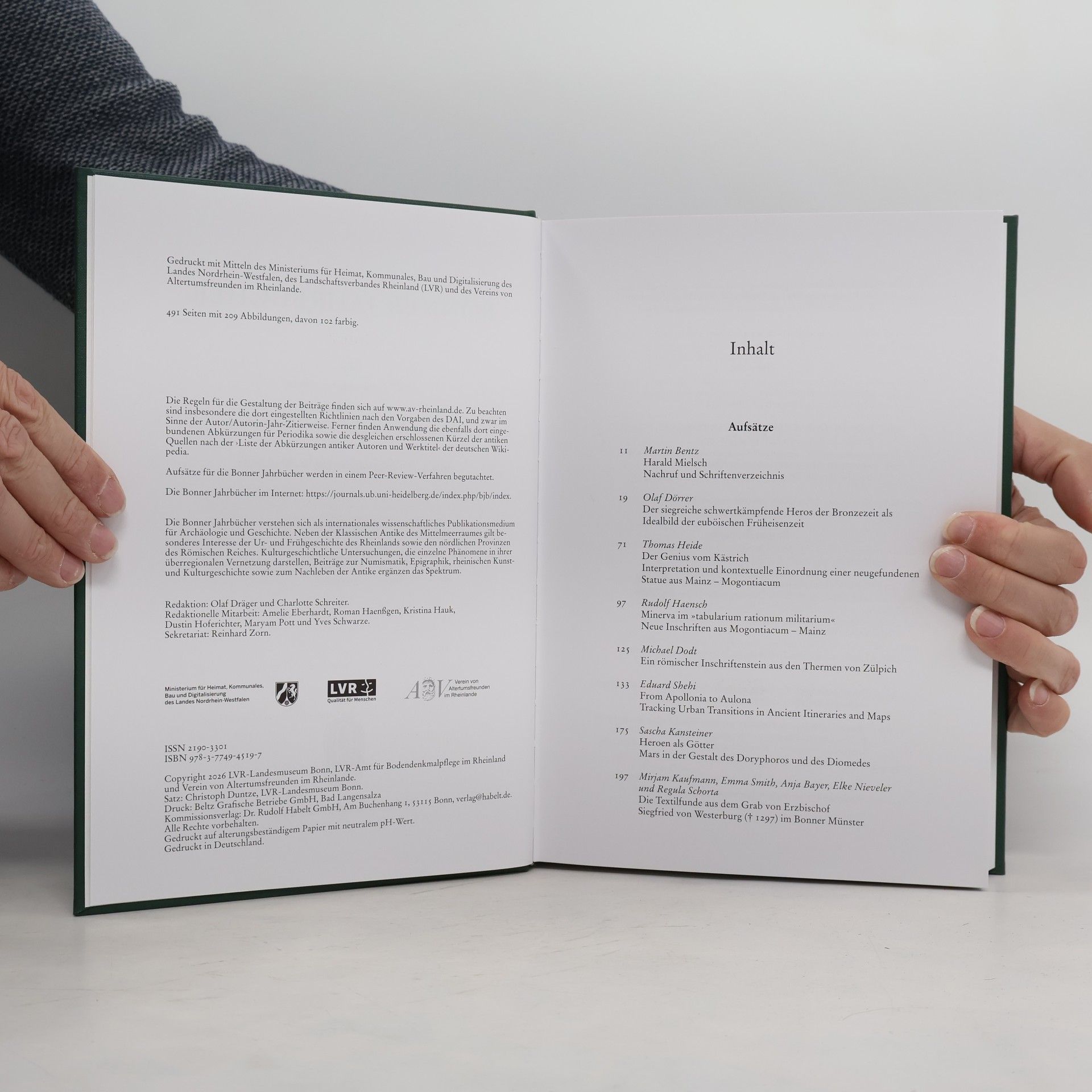 Auteurscollectief Bonner Jahrbücher Band 224