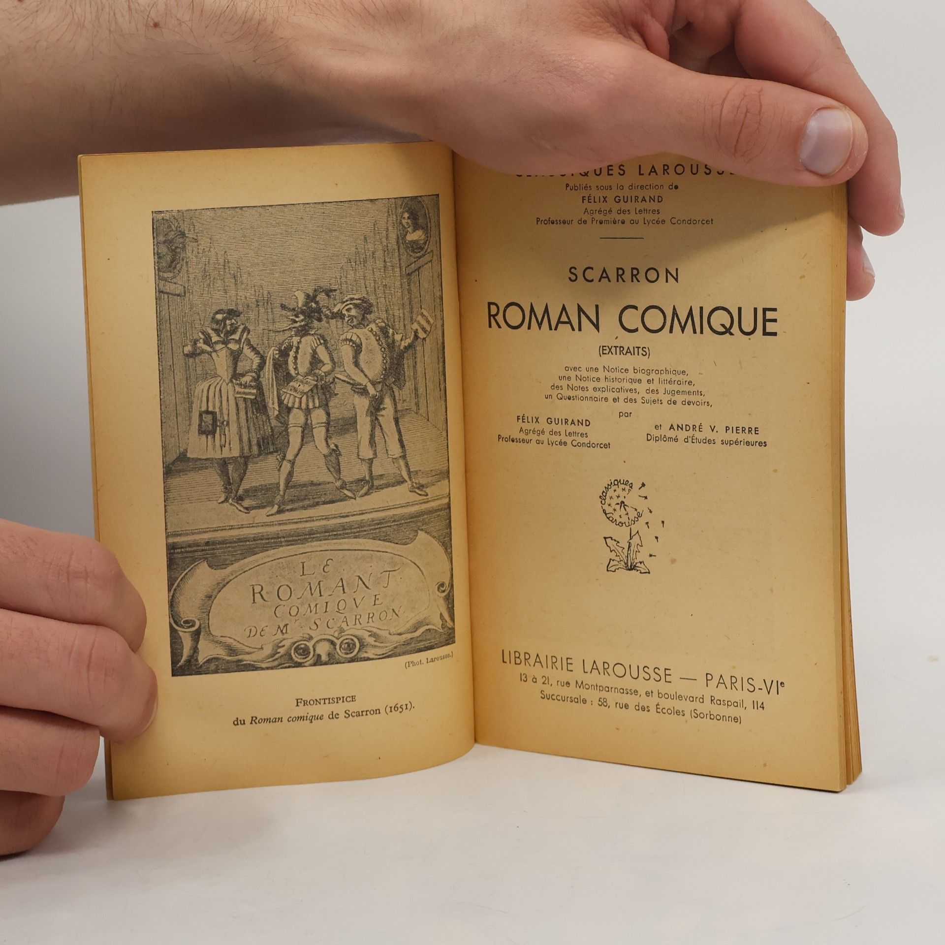Paul Scarron Le Roman Comique