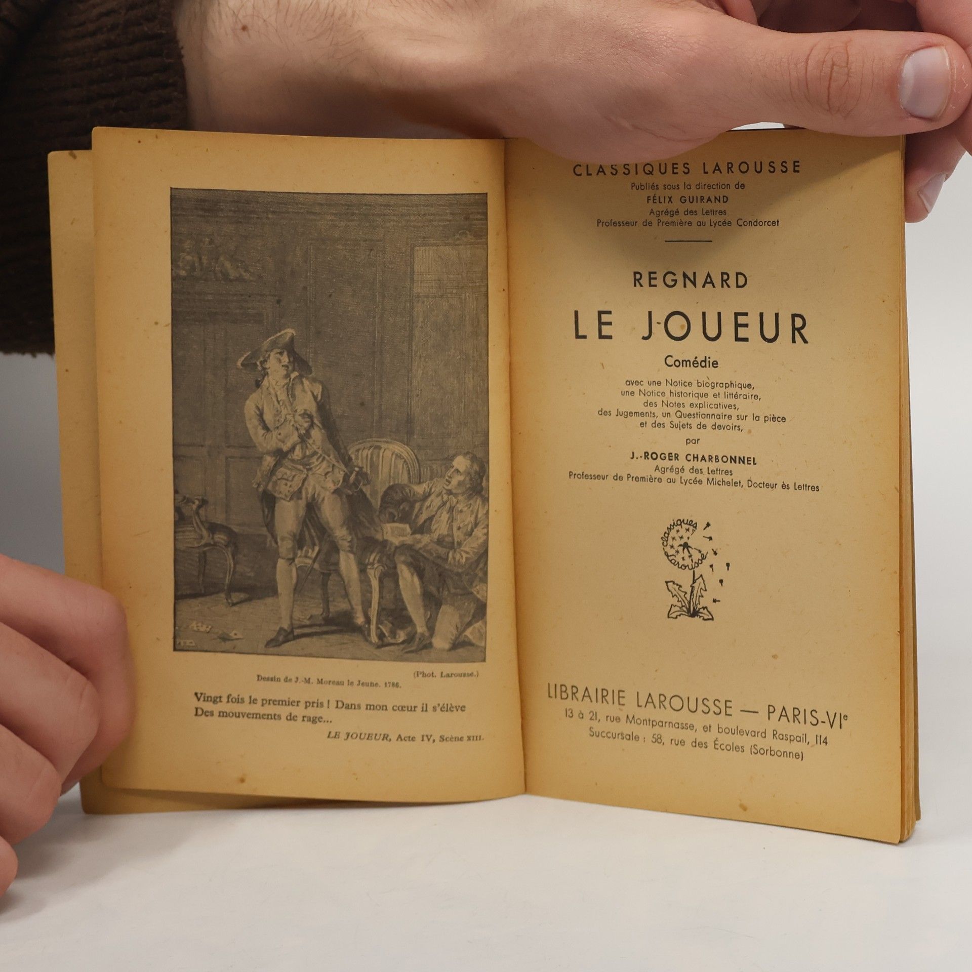 Jean François Regnard Le joueur