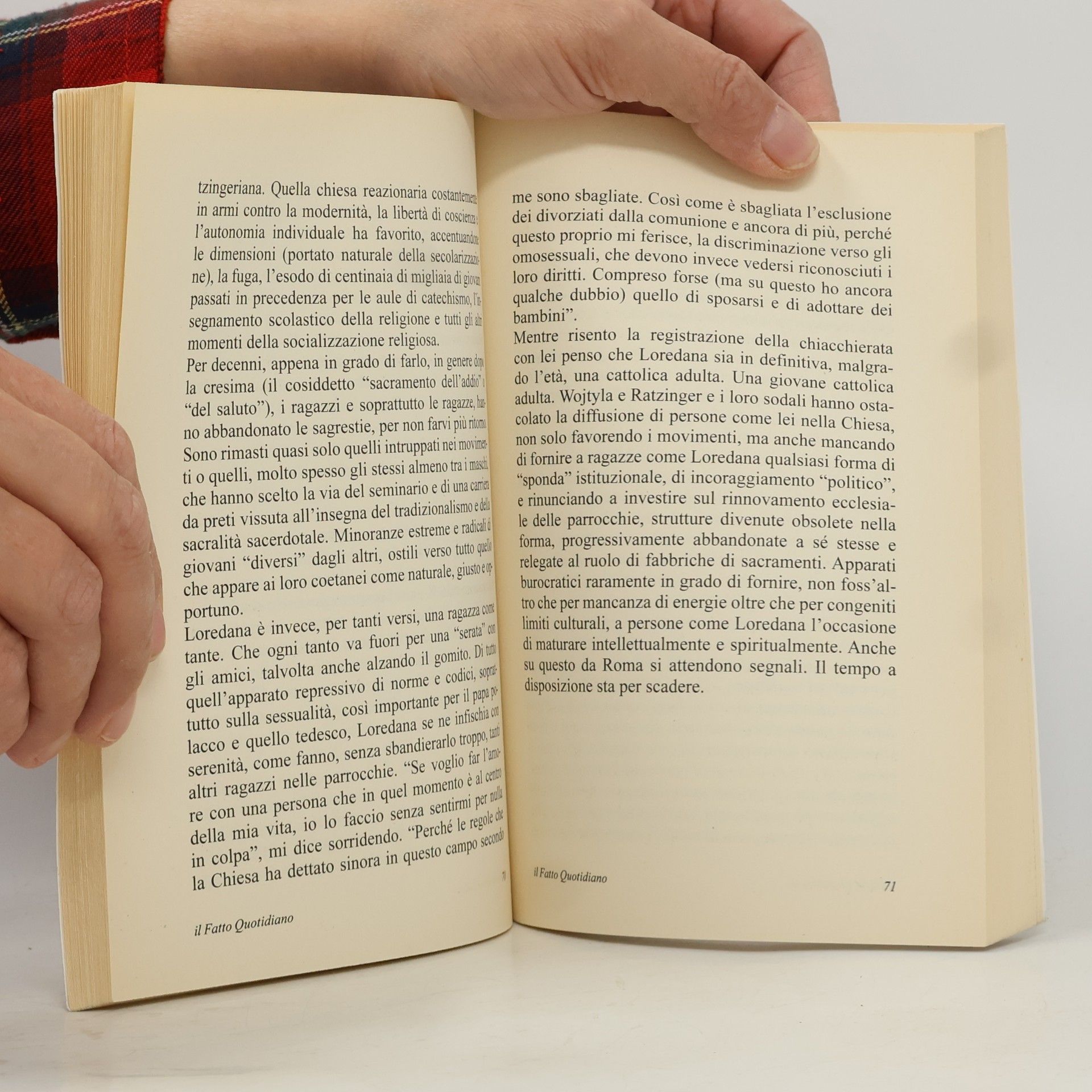 Marco Marzano Inchiesta sui Cattolici al tempo di Francesco