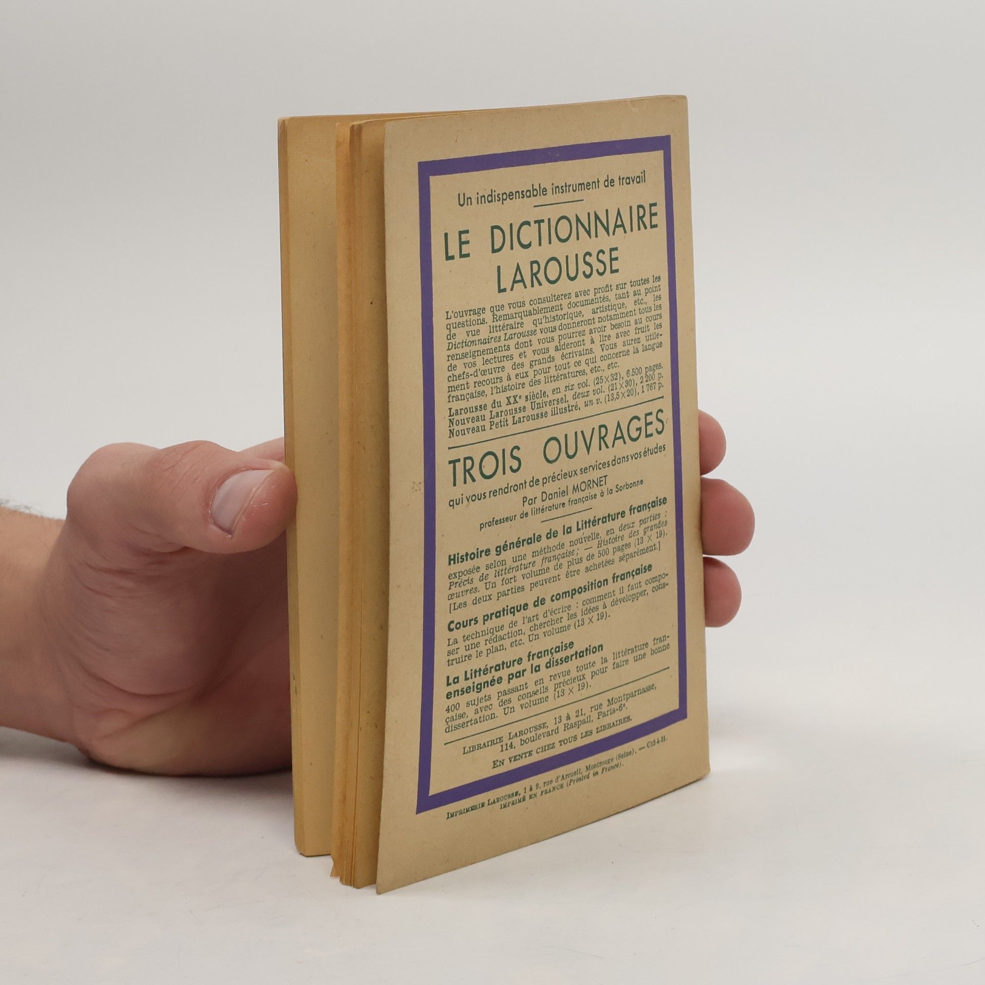 Charles Louis de Secondat de Montesquieu Pages Choisies I