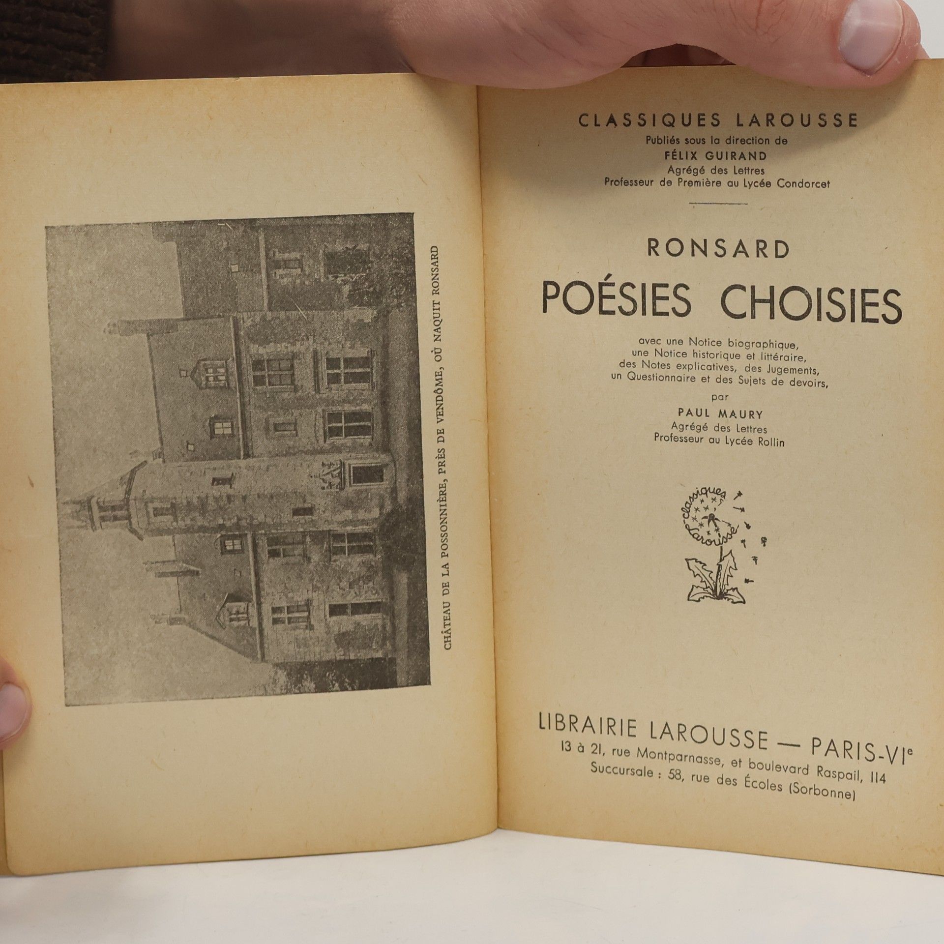 Pierre de Ronsard Poésies choisies I