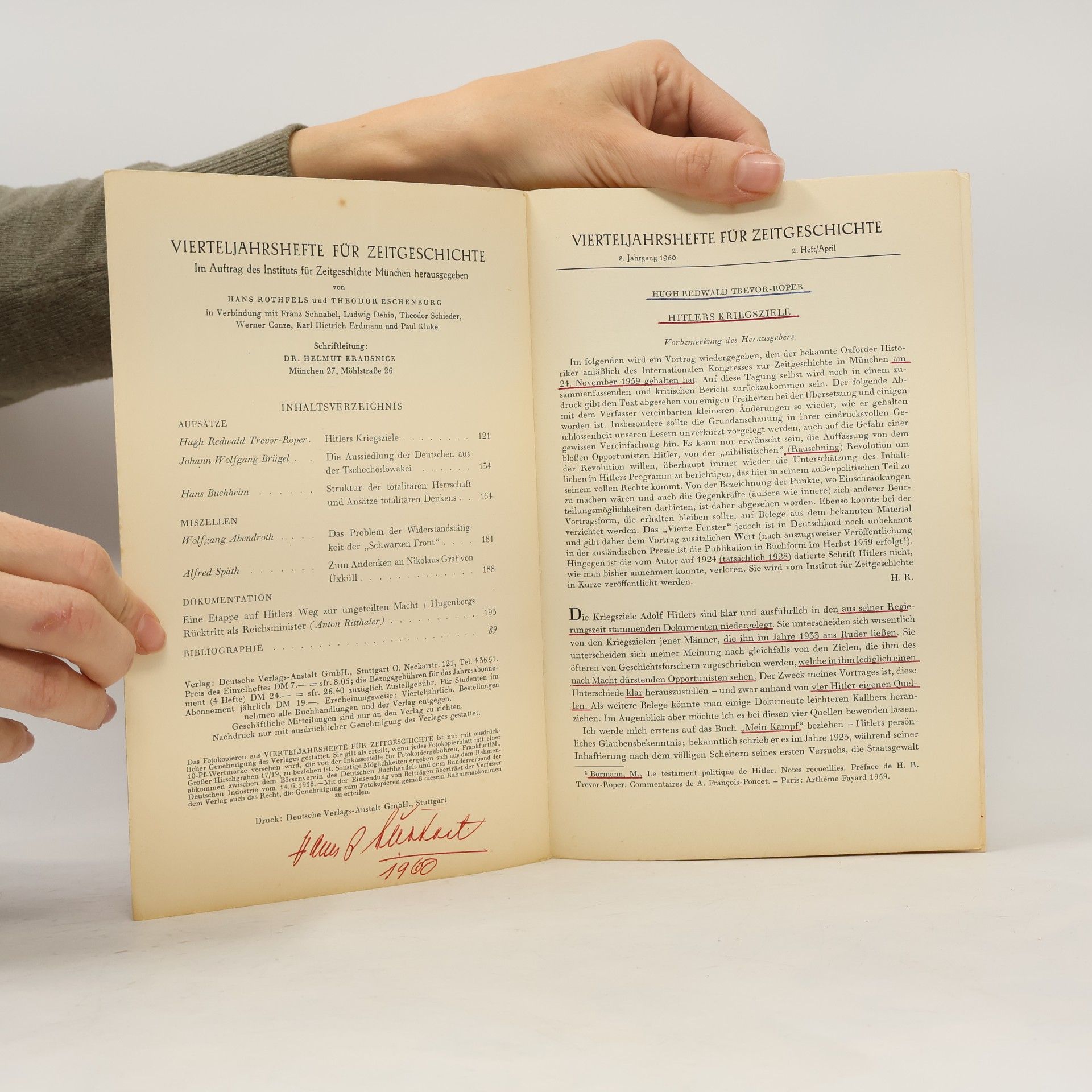 Autorenkollektiv Vierteljahrshefte für Zeitgeschichte 2