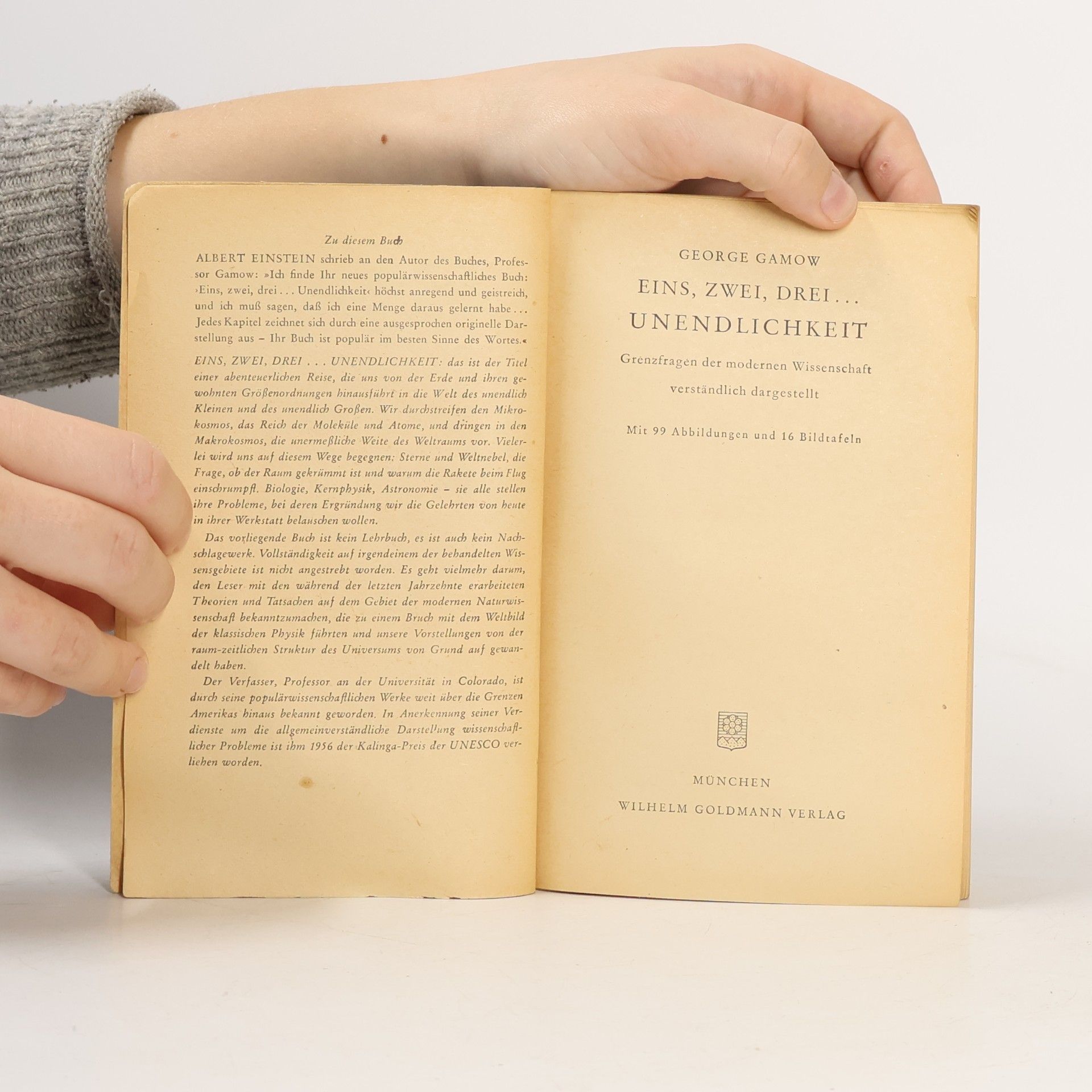 George Gamow Eins, zwei, drei ... Unendlichkeit