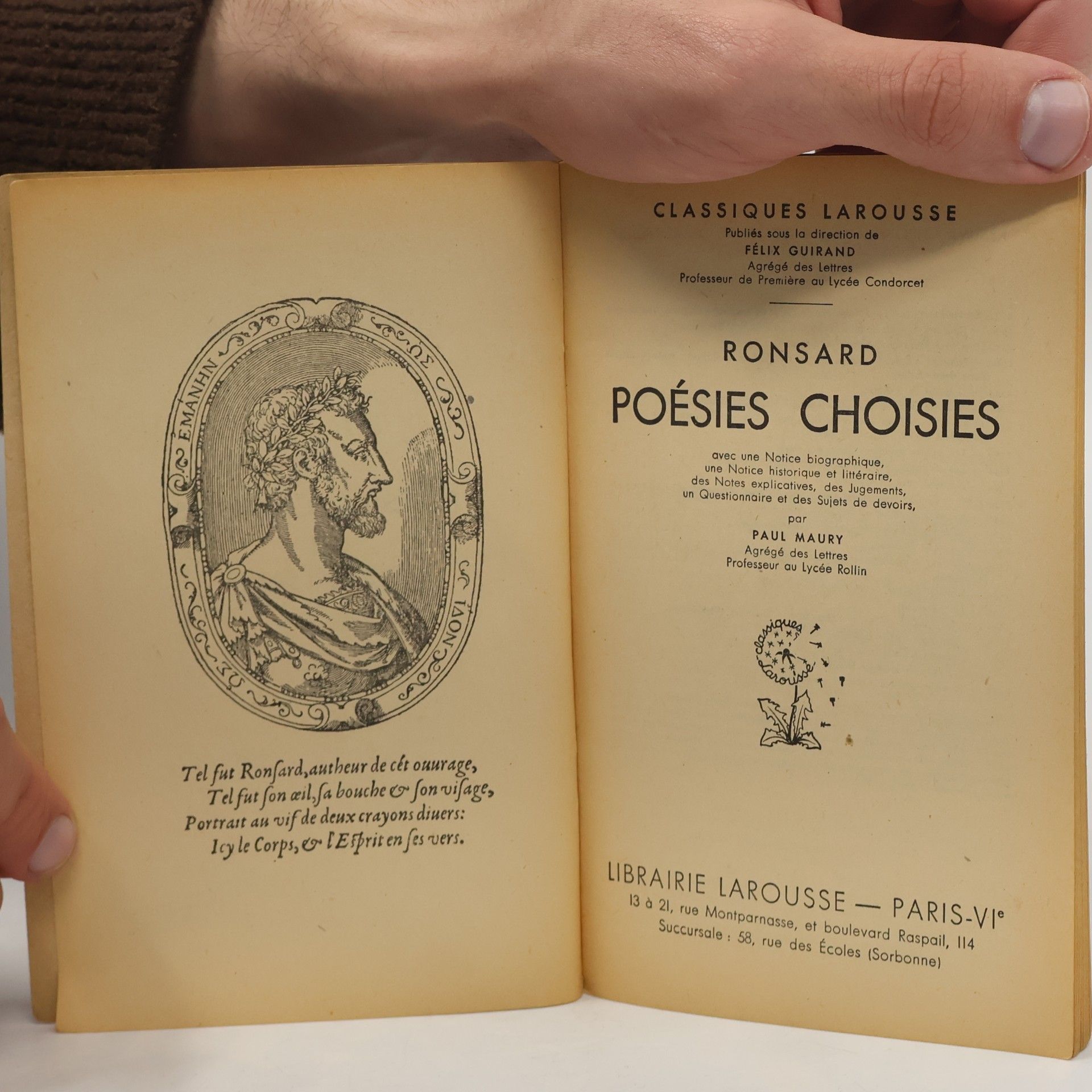 Pierre de Ronsard Poésies choisies II.