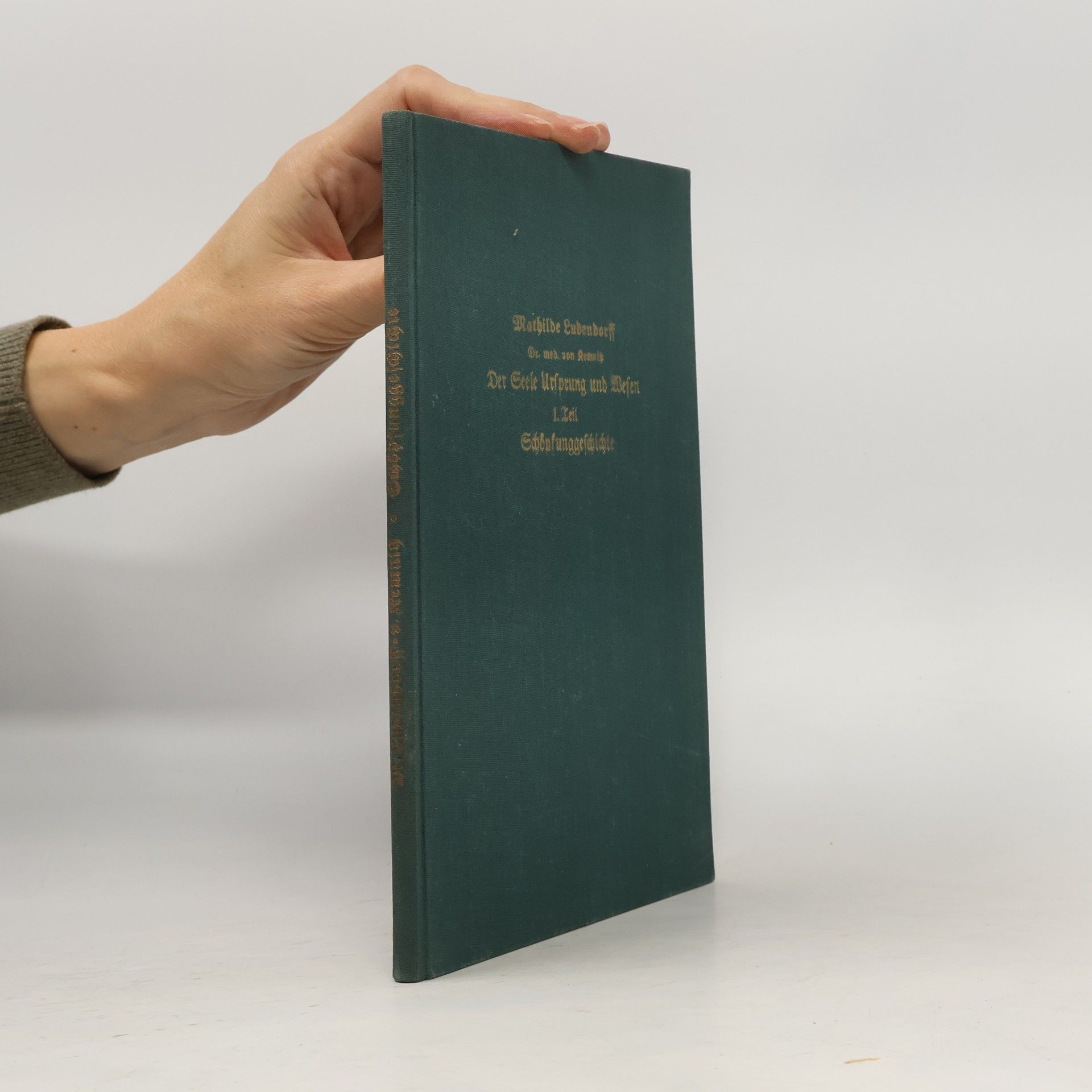 Der Seele Ursprung und Wesen I. Schöpfungsgeschichte