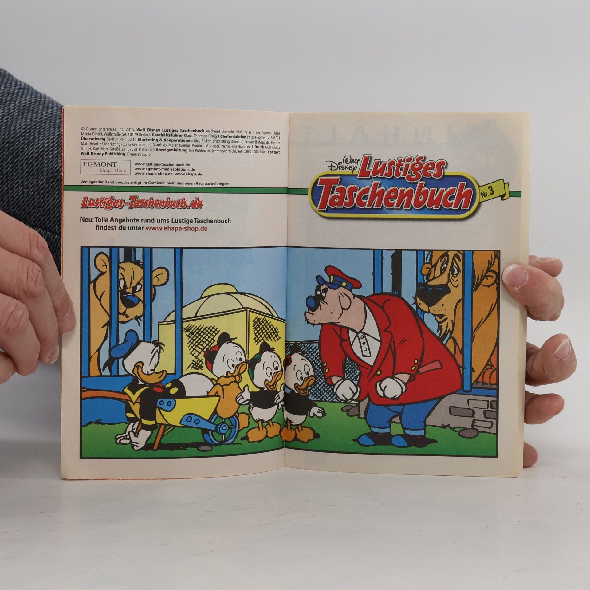Walt Disney Lustiges Taschenbuch Nr. 3 Der Gürtel aus dem Morgenland