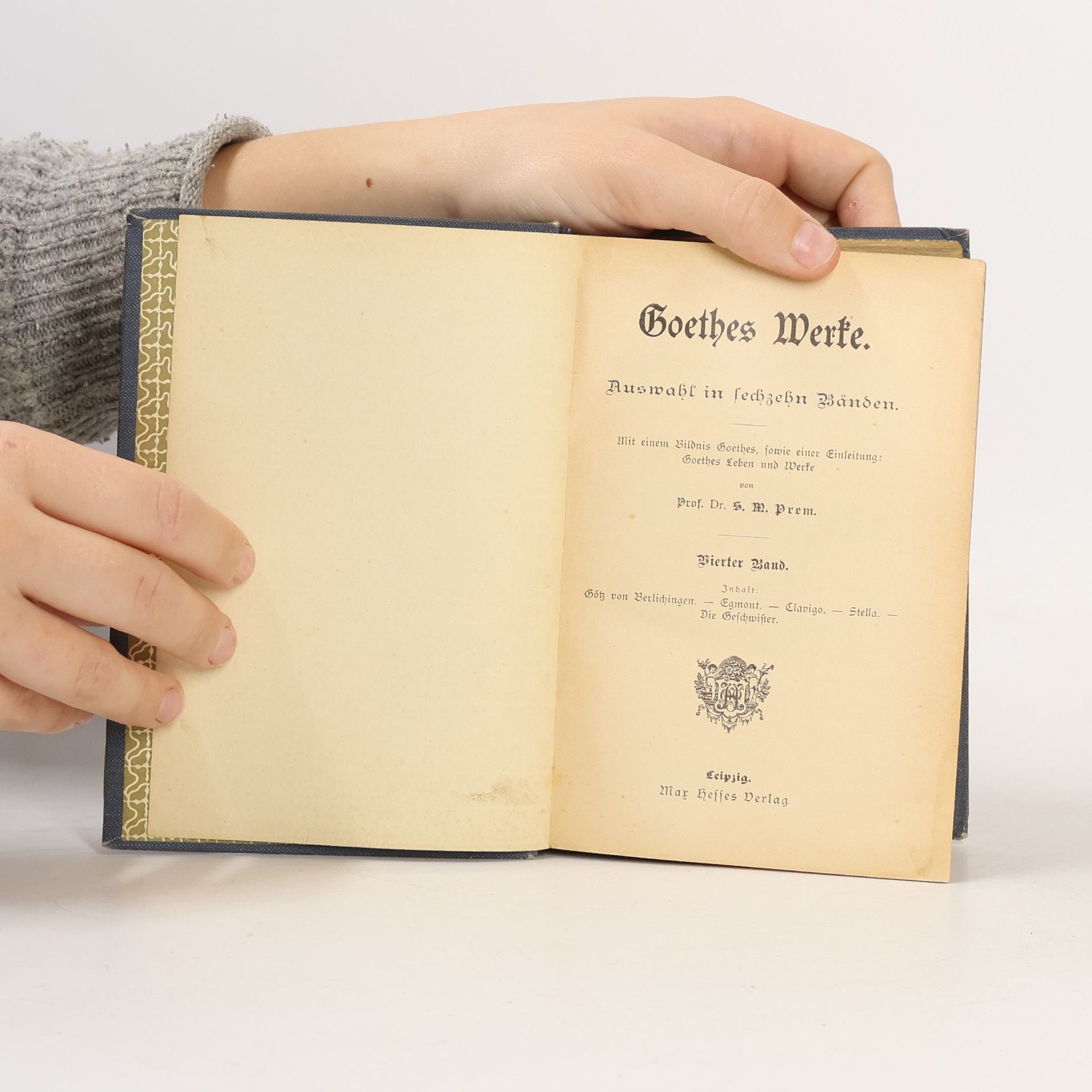 Johann Wolfgang von Goethe Goethes Werke¨4