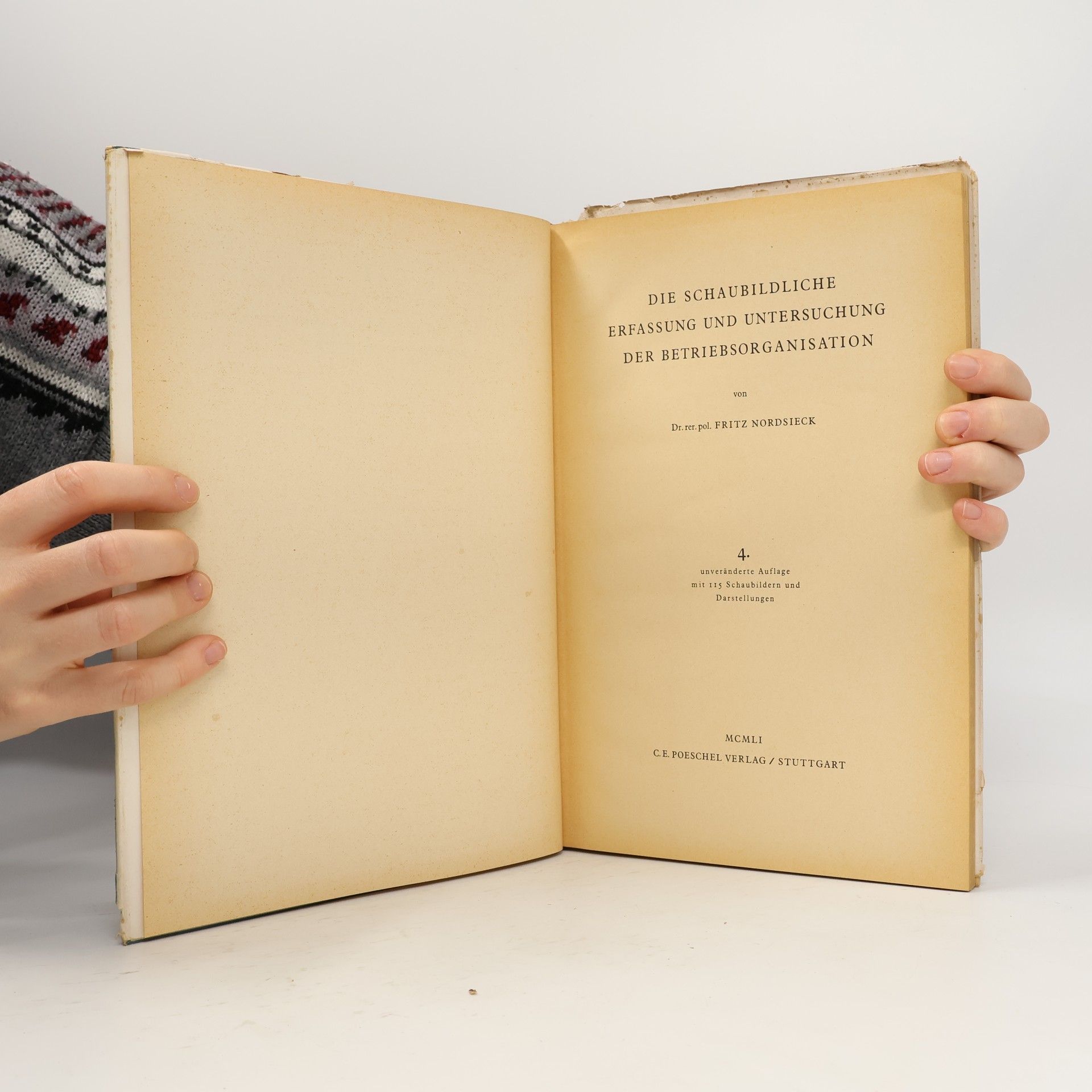 Fritz Nordsieck Die schaubildliche Erfassung und Untersuchung der Betriebsorganisation