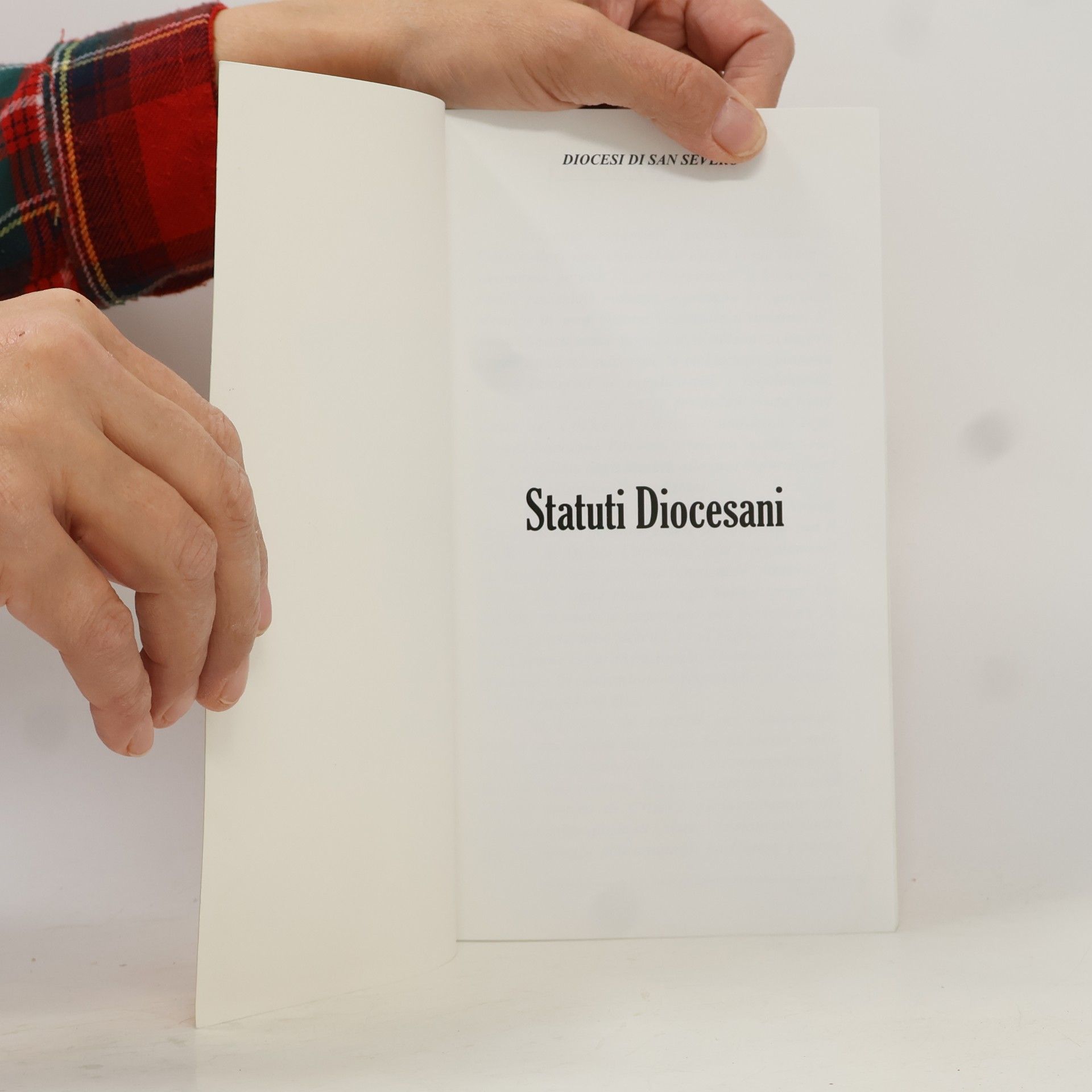 Various authors Statuti Diocesani