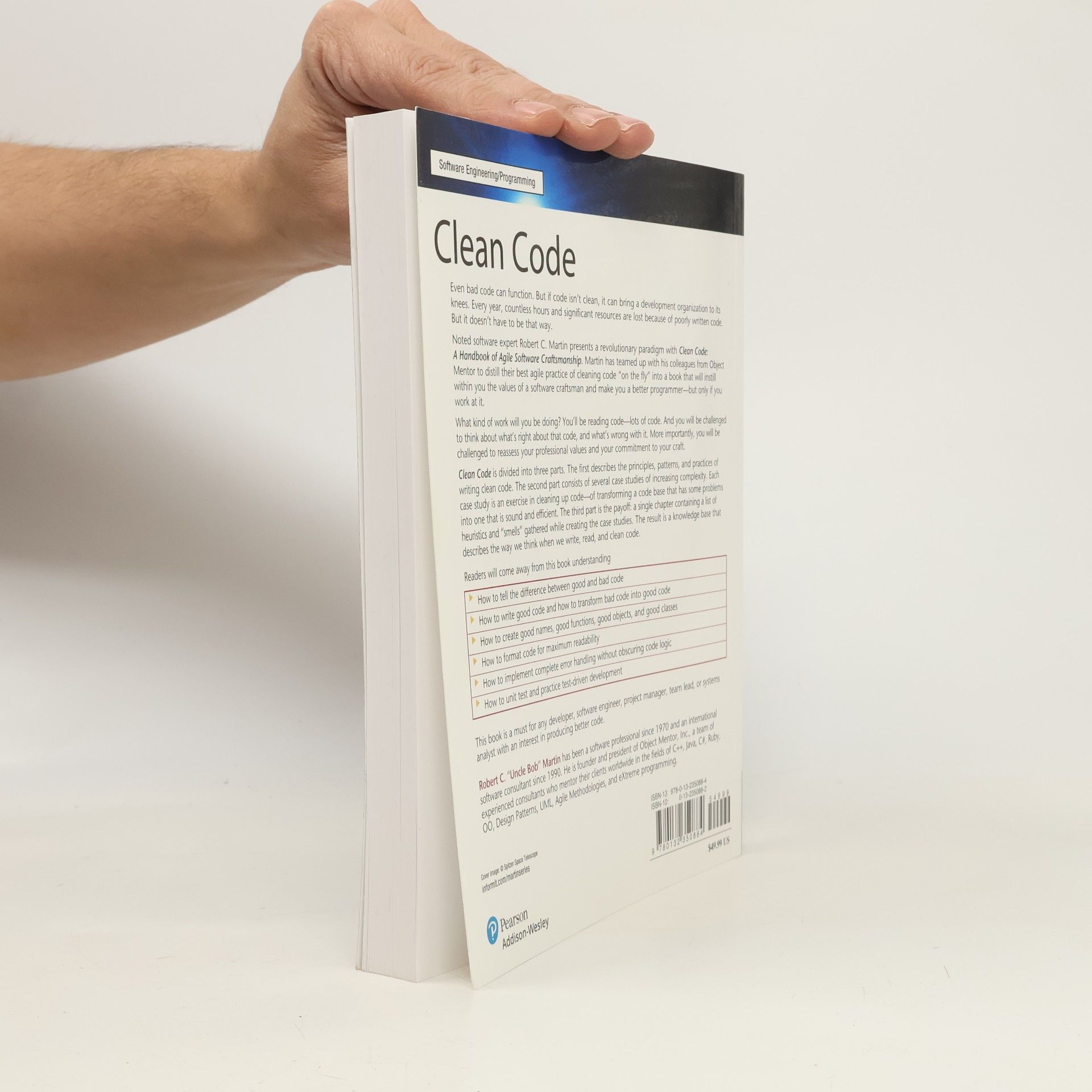 Collectif d'auteurs Clean code: a handbook of agile software craftsmanship