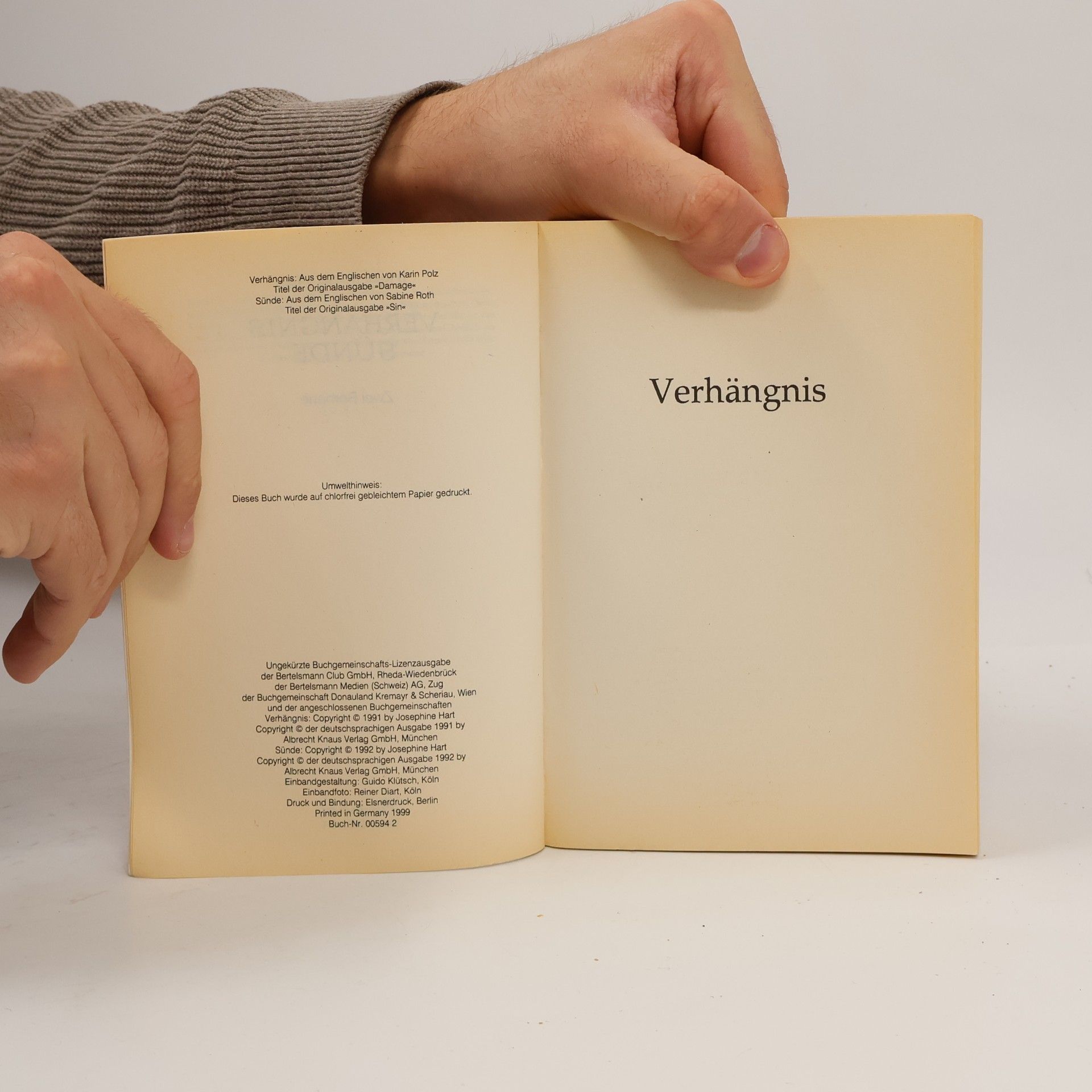 Josephine Hart Verhängnis Sünde