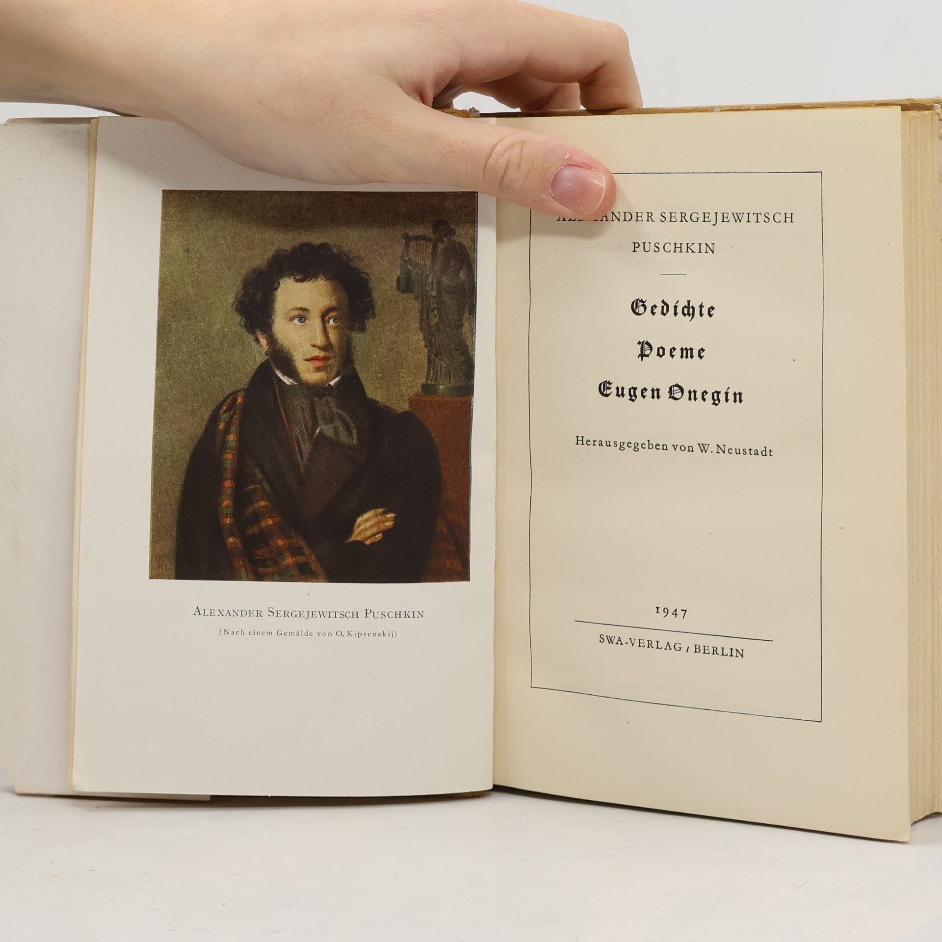 Aleksandr Sergejevič Puškin Gedichte Poeme Eugen Onegin