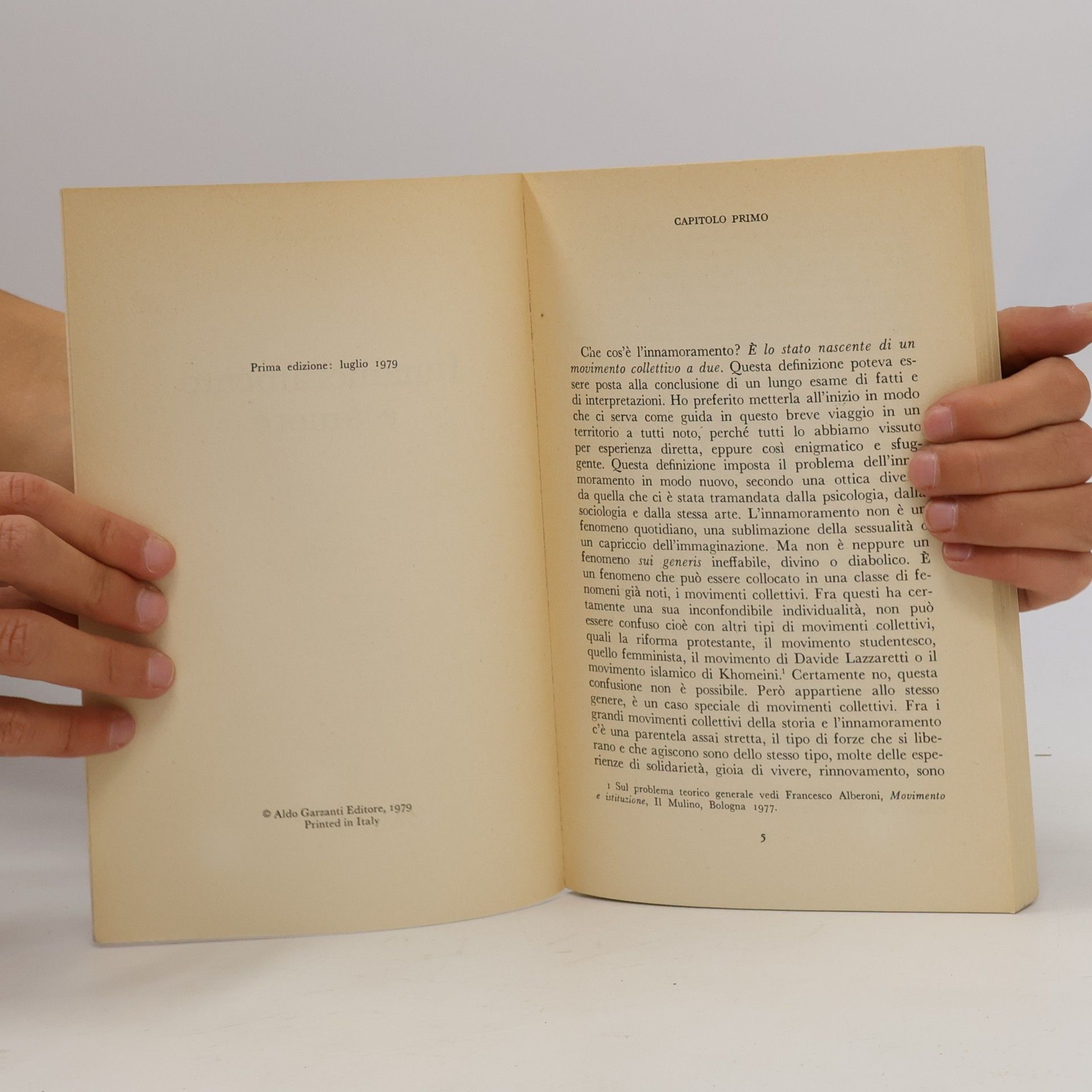 Francesco Alberoni Innamoramento e amore