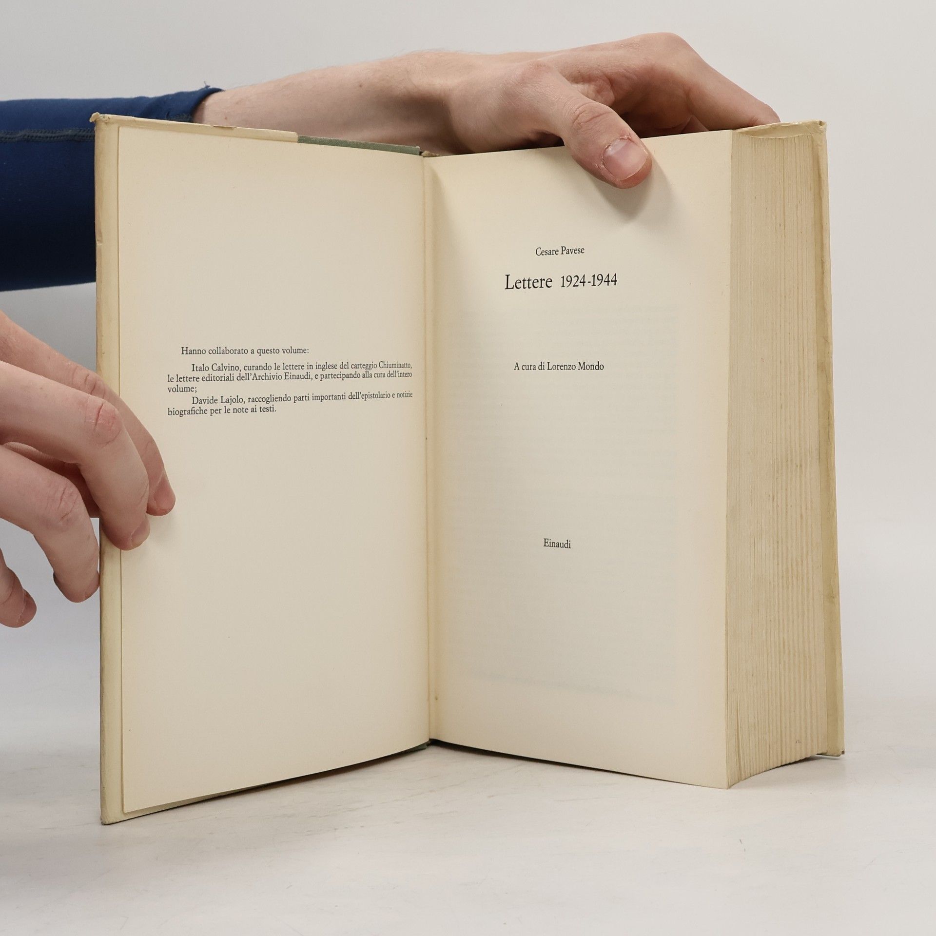 Cesare Pavese LETTERE