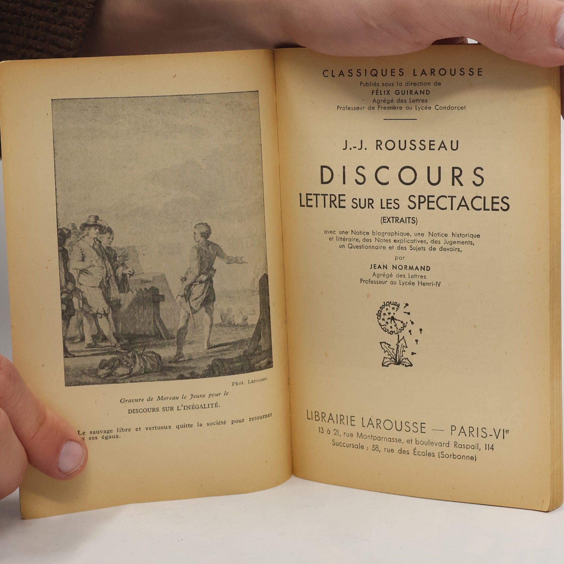J.-J. Rousseau DISCOURS
