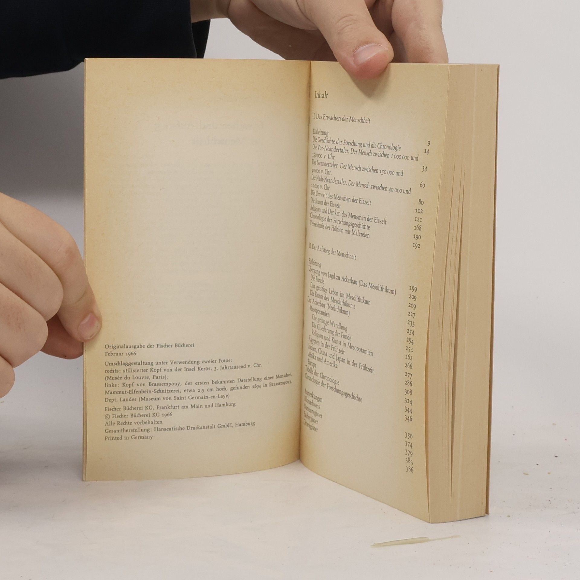 Herbert Kühn Erwachen und Aufstieg der Menschheit