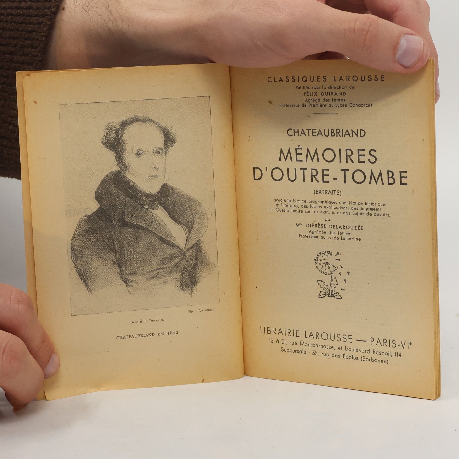 Chateaubriand Mémoires d'outre-tombe