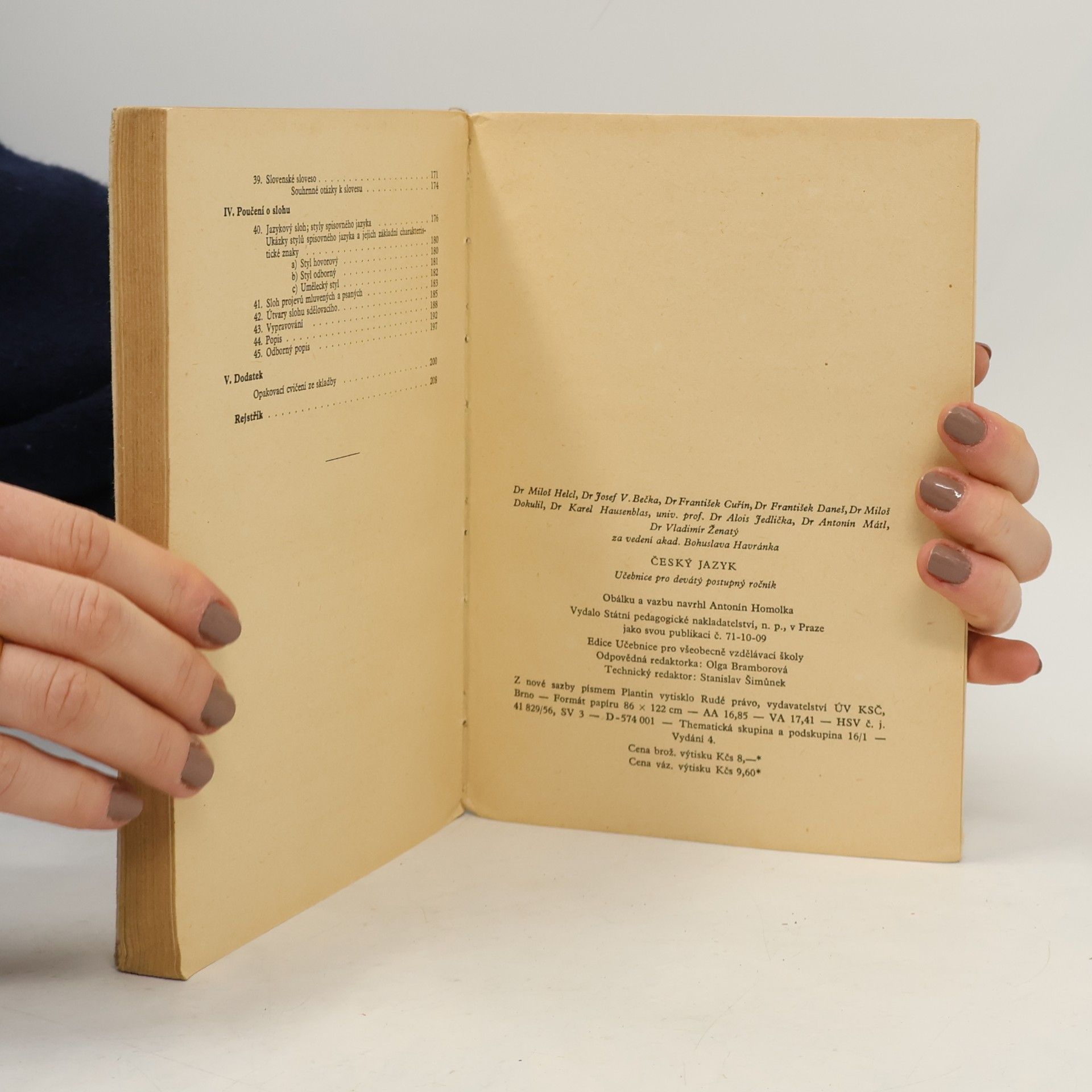 Various authors Český jazyk 9