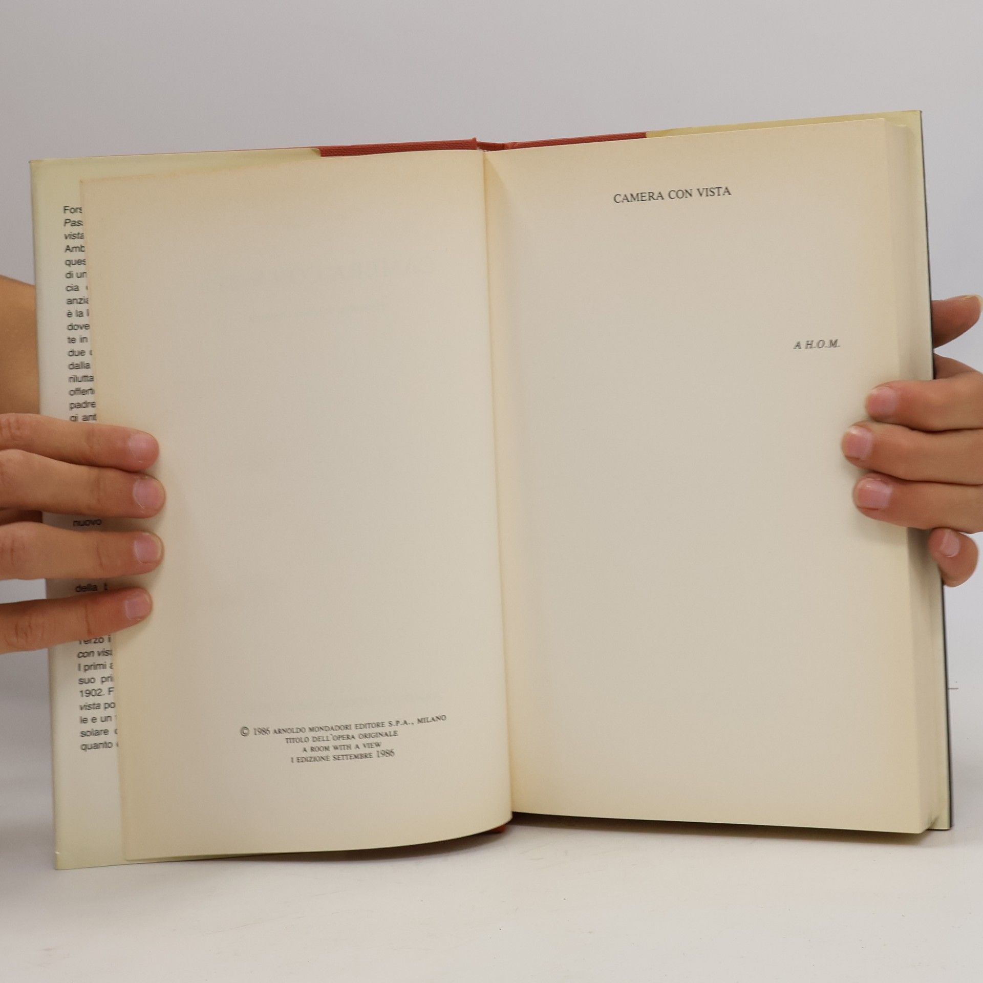E. M. Forster Camera con vista