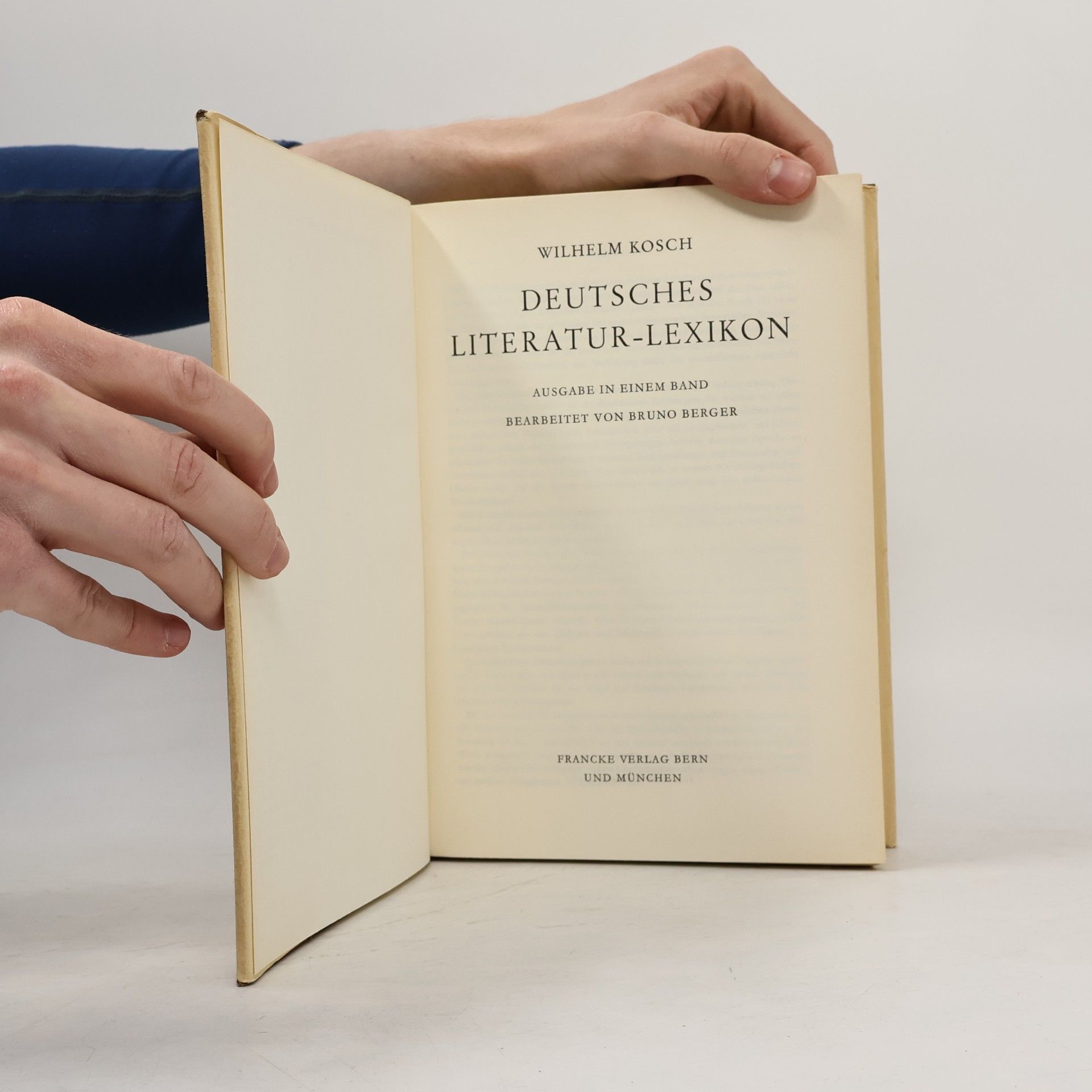 Wilhelm Kosch Deutsches Literatur-Lexikon