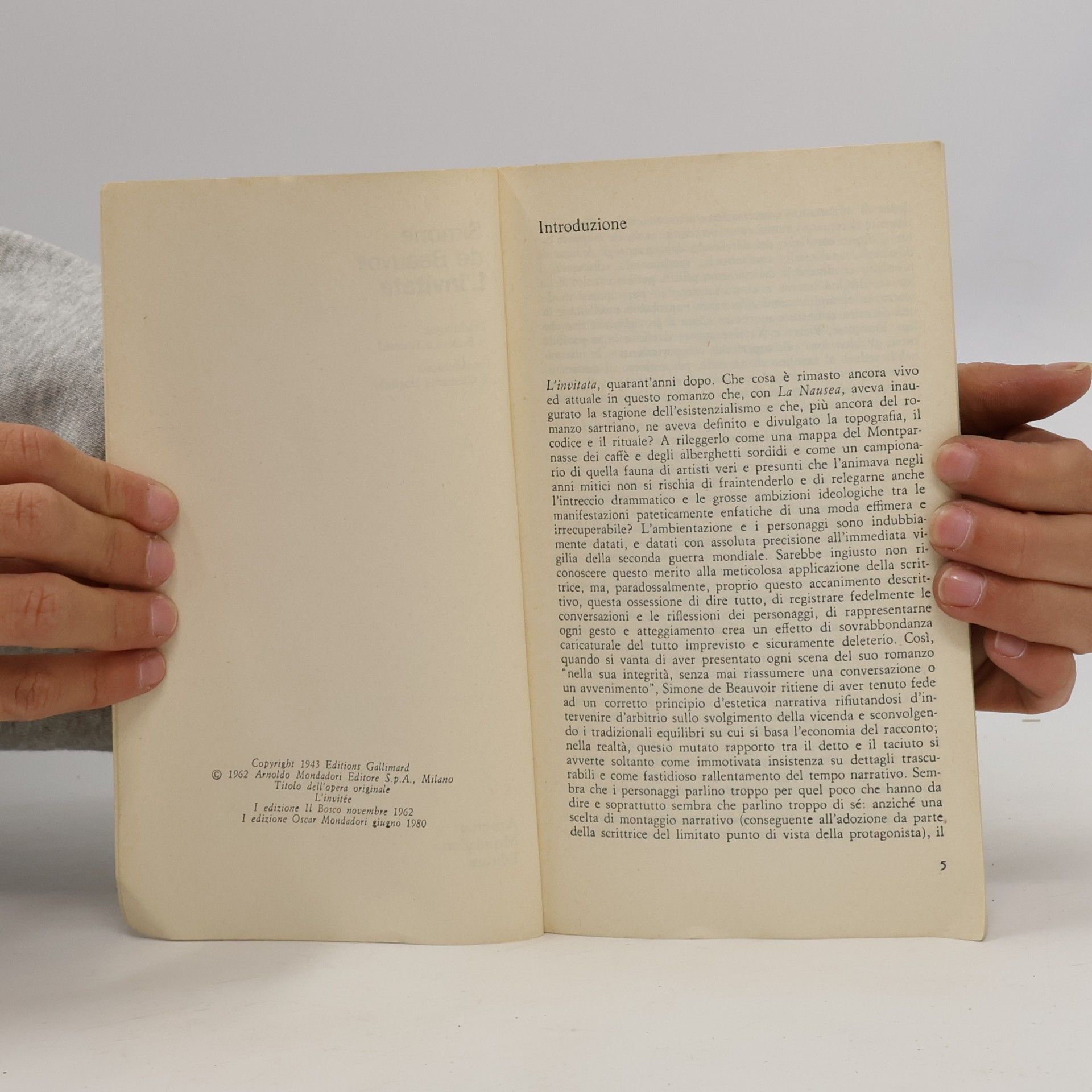Simone Beauvoir L'invitata