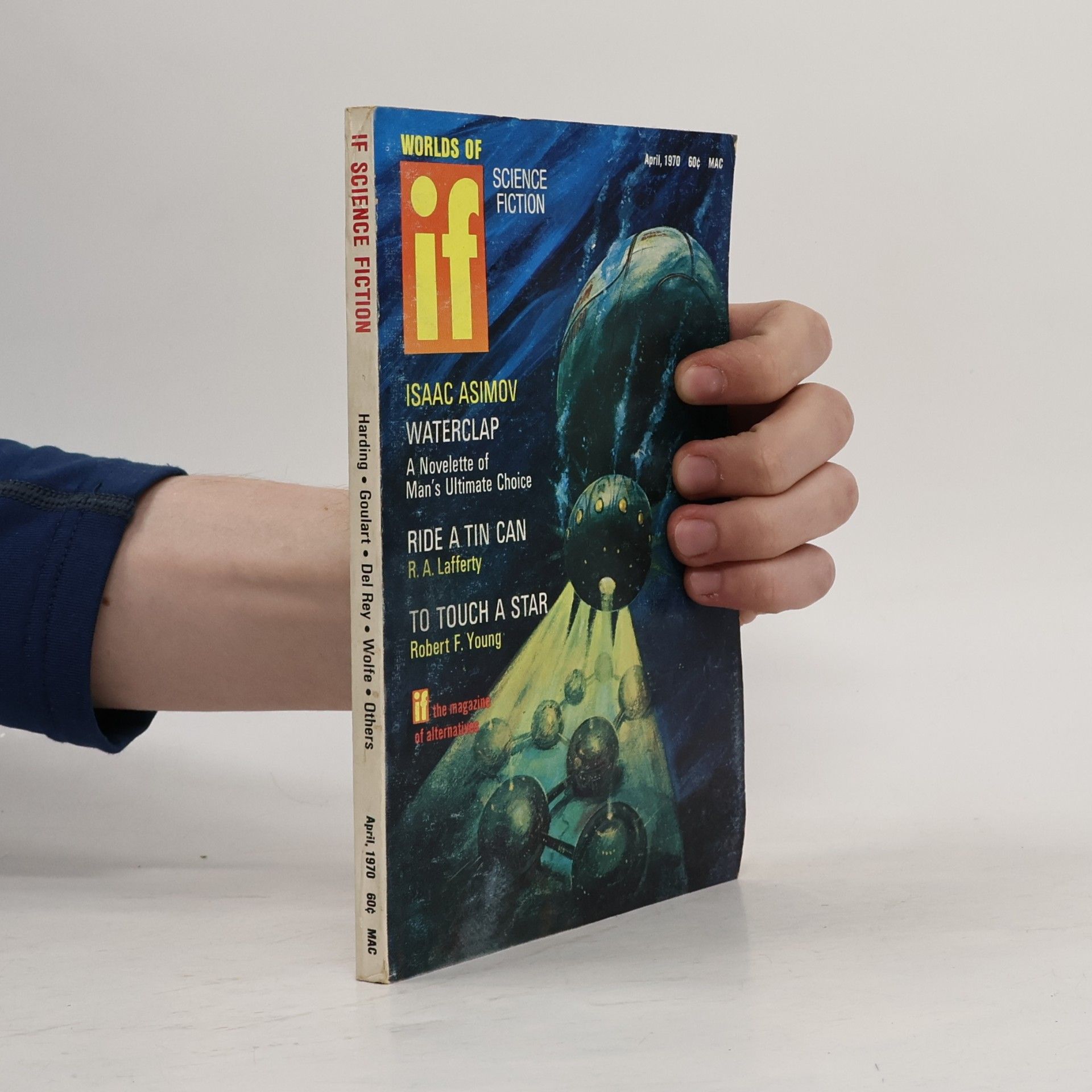 Isaac Asimov Worlds of IF Science Fiction 4/1970