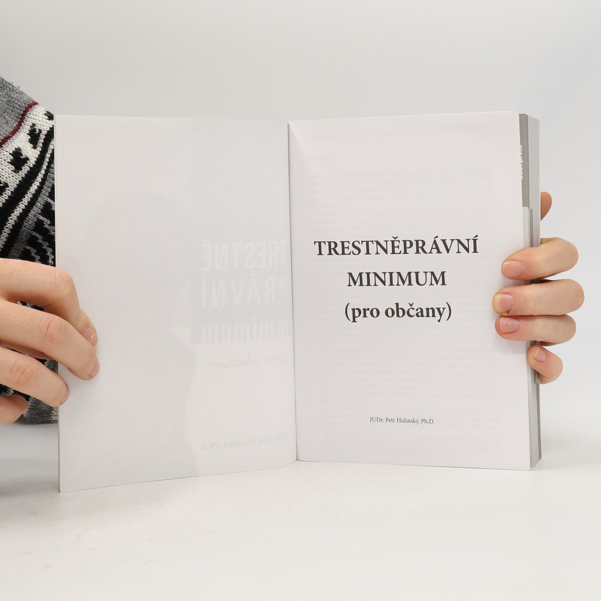 Petr Hulinský Trestně právní minimum pro občany