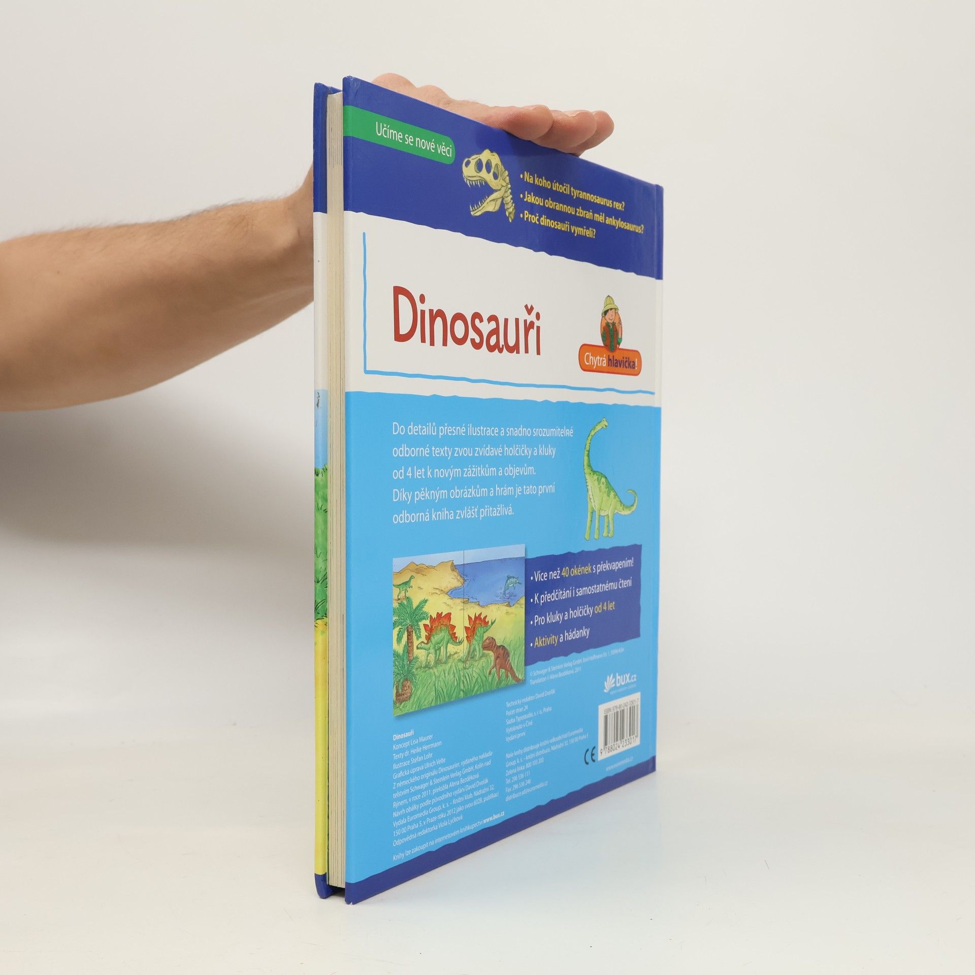 Lisa Maurer Chytrá hlavička: Dinosauři (otevírací okénka)