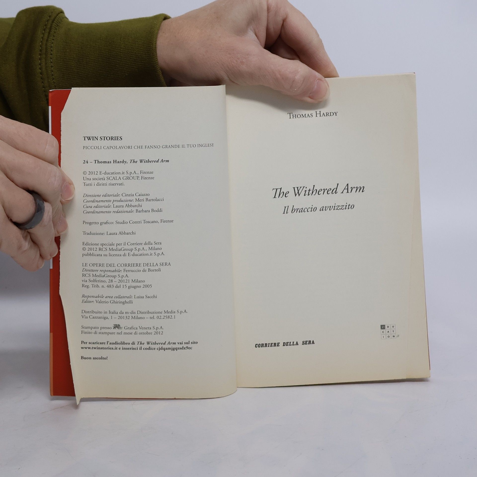 Thomas Hardy Il braccio avvizzito / The Withered Arm