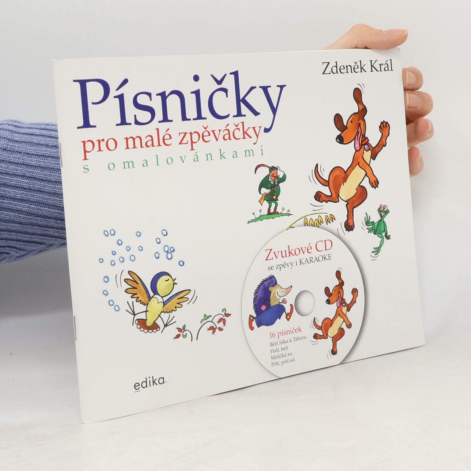 Písničky pro malé zpěváčky s omalovánkami, CD