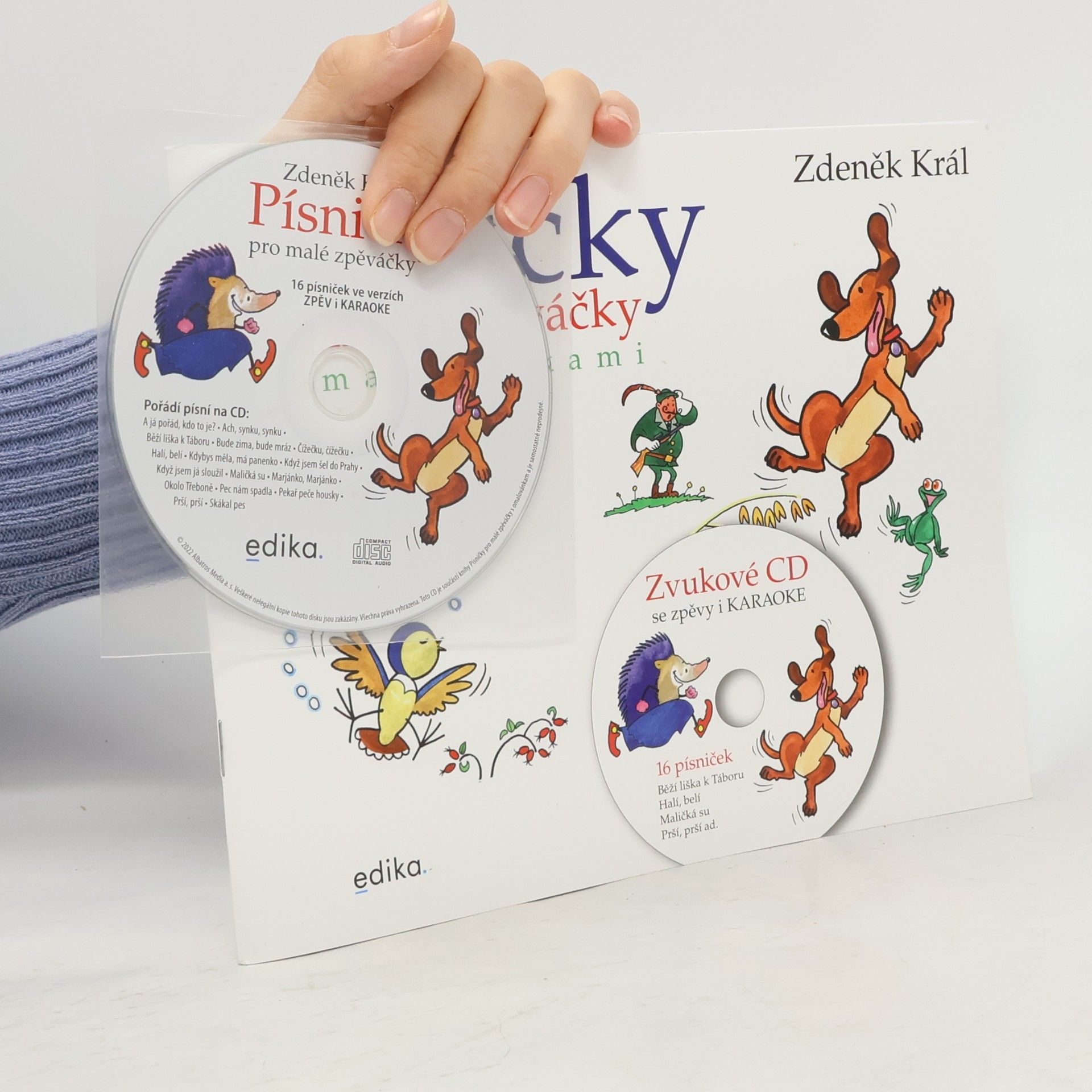 Zdeněk Král Písničky pro malé zpěváčky s omalovánkami, CD