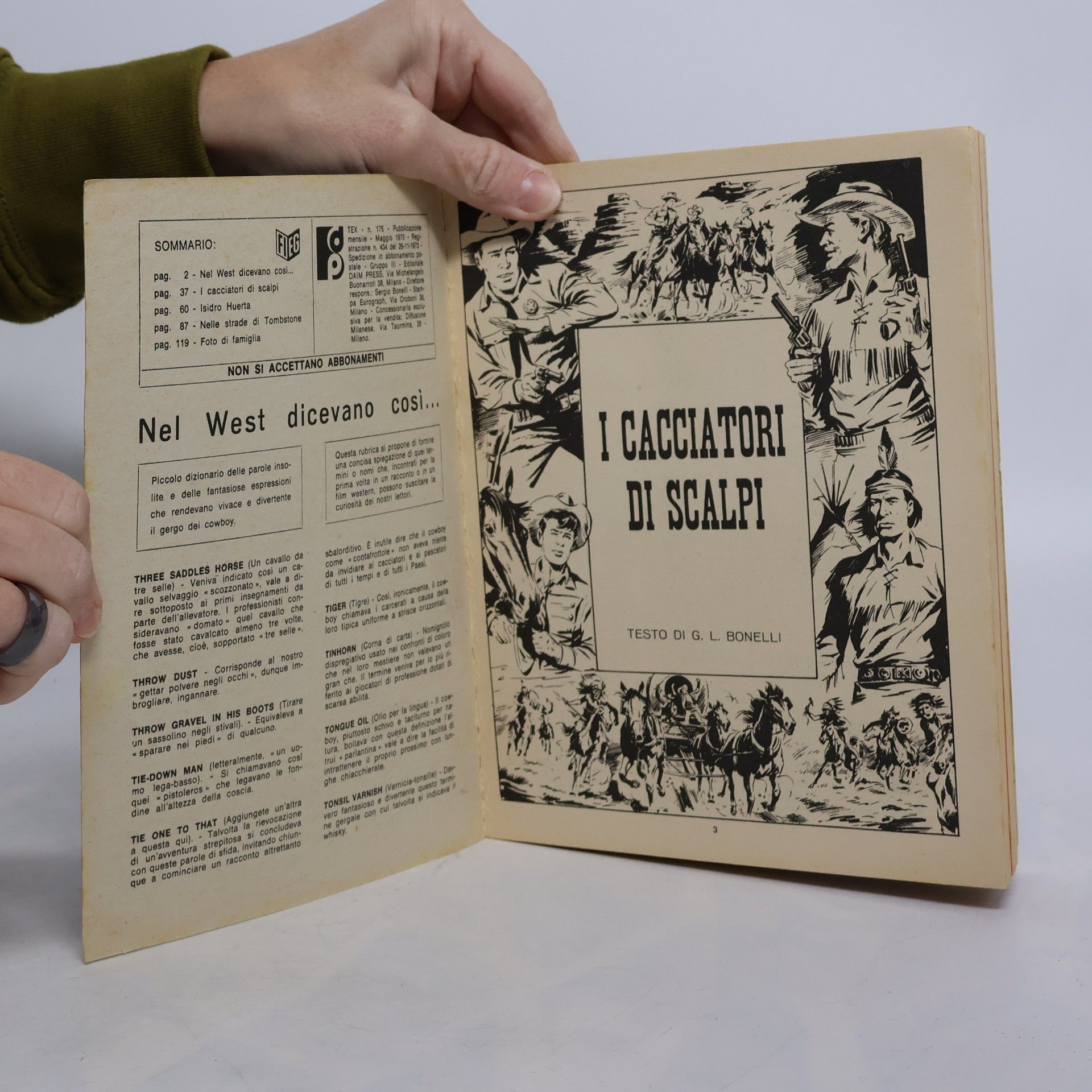Various authors Tex 175. I cacciatori di scalpi