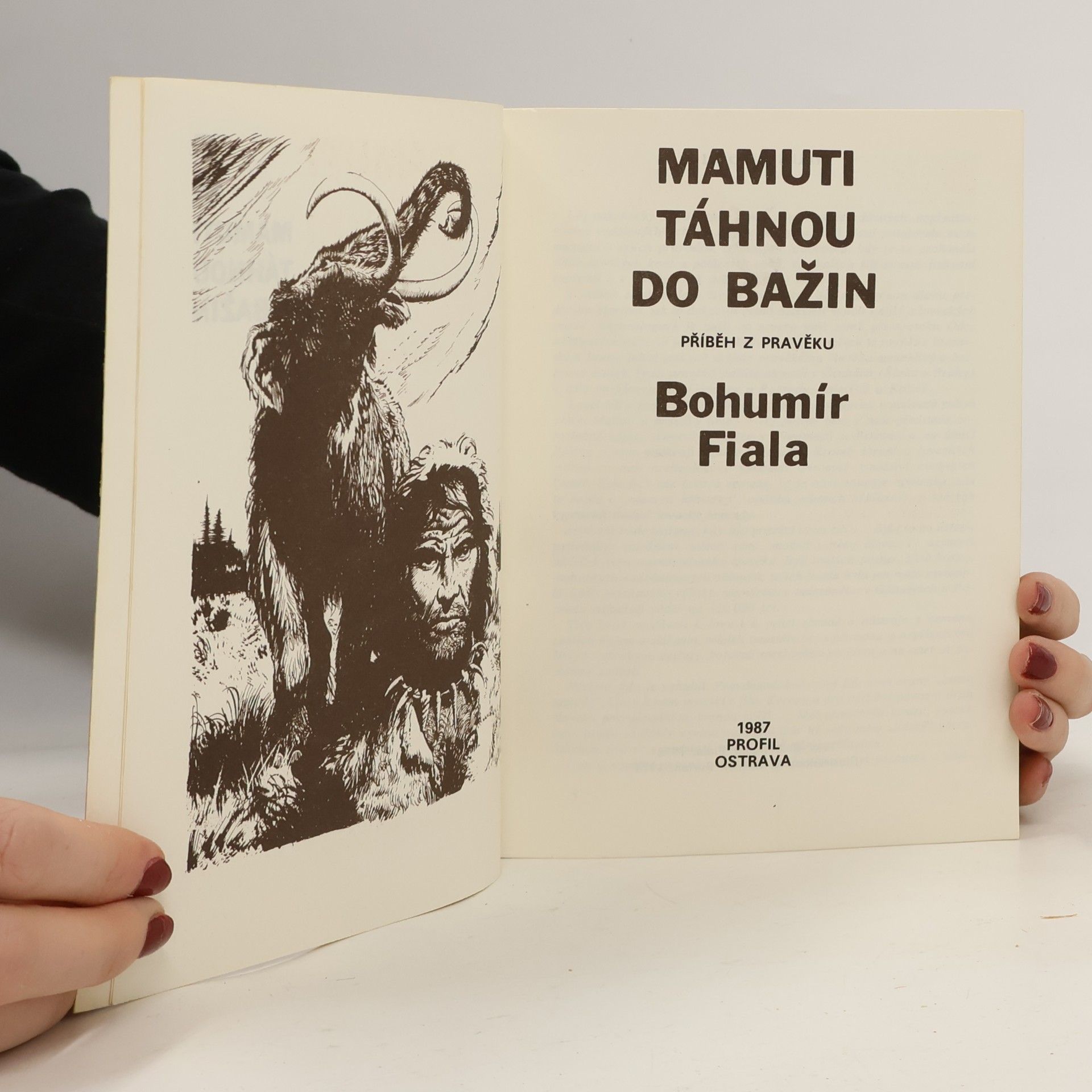 Zdeněk Burian Mamuti táhnou do bažin