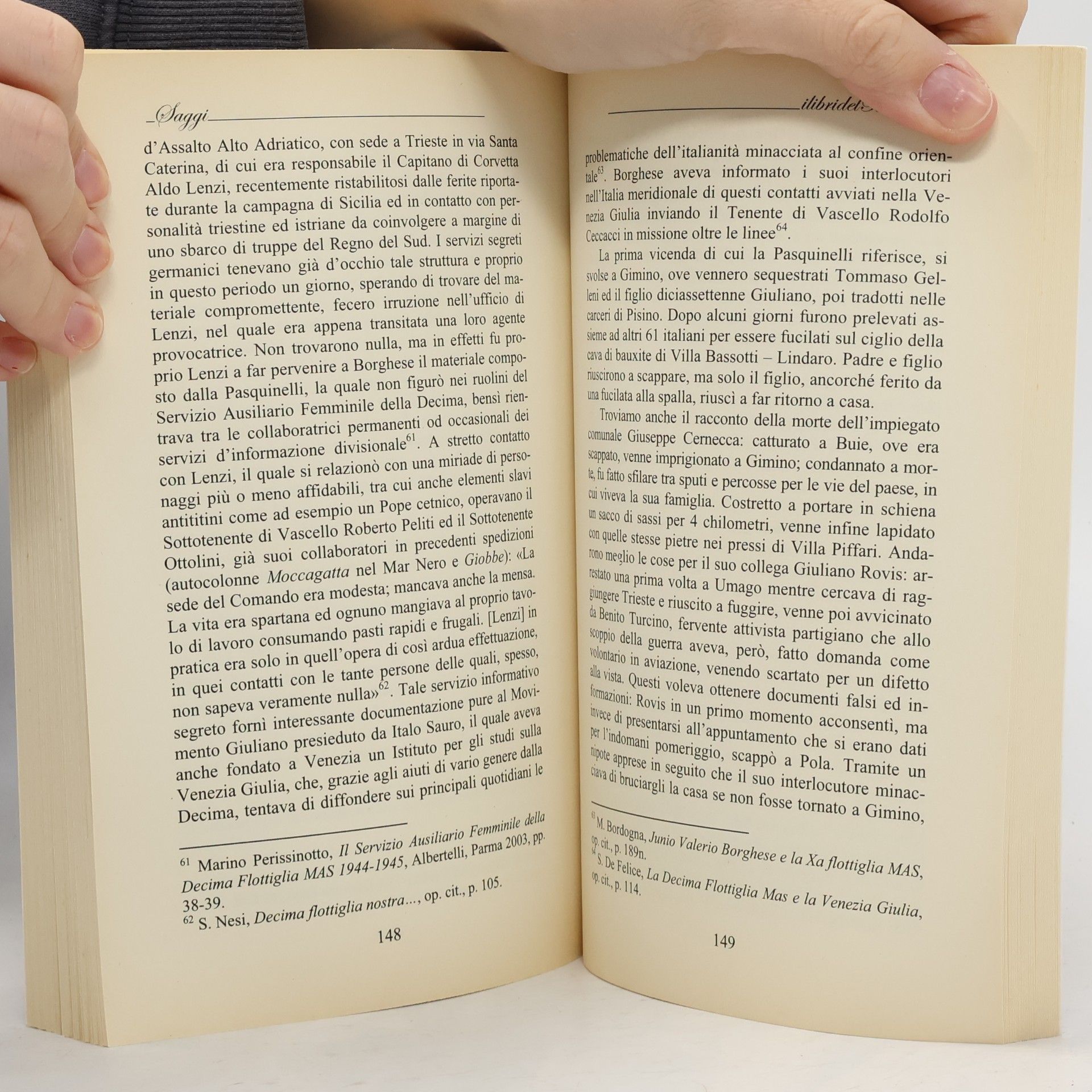 Lorenzo Salimbeni I libri del Borghese: Sul ciglio della foiba. Storie e vicende dell'italianità