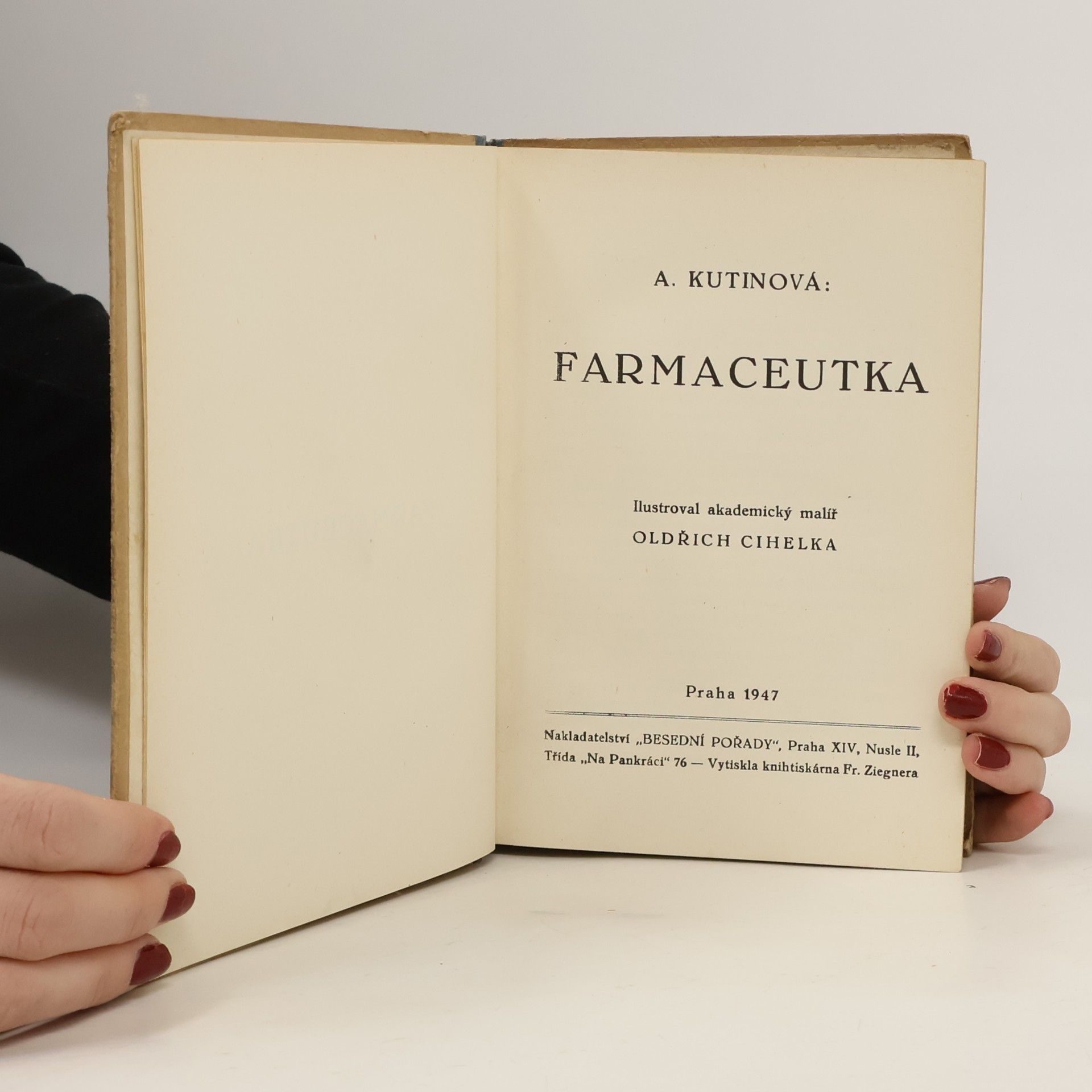 Amálie Kutinová Farmaceutka