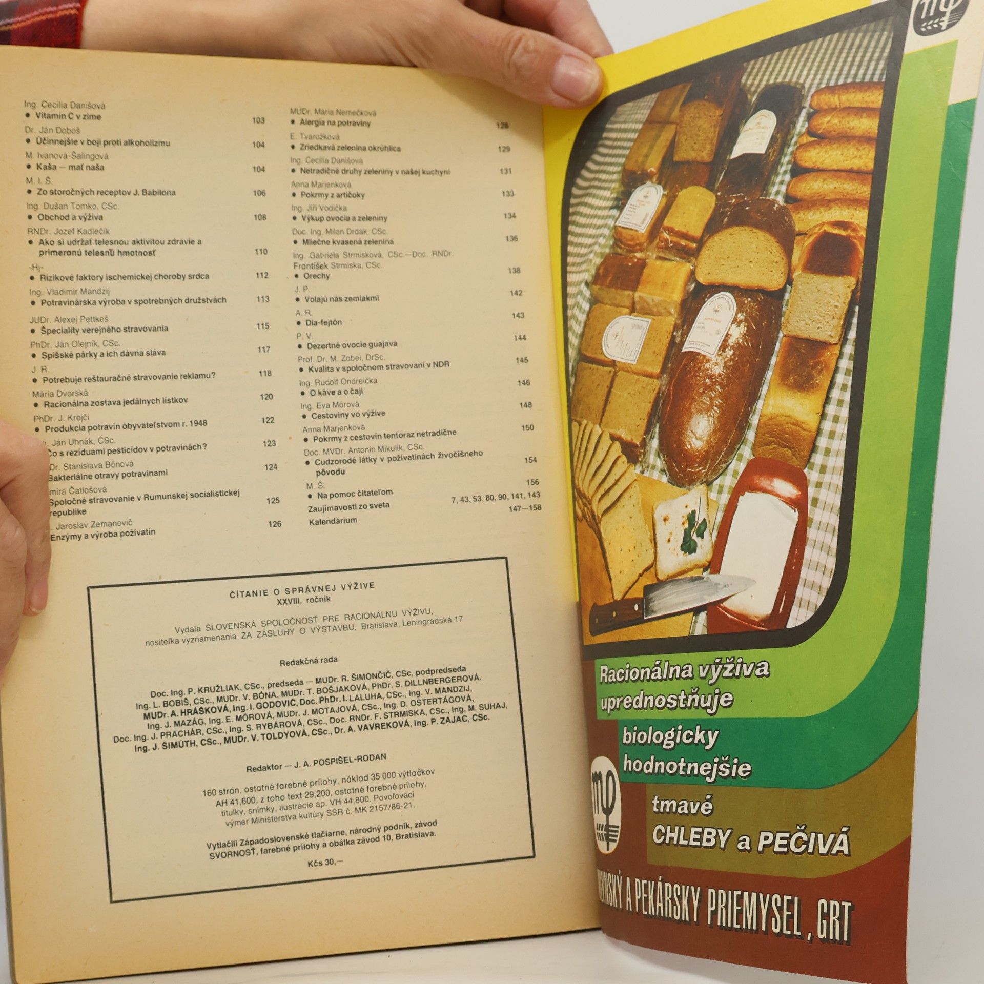 Kolektiv autorů Čitanie o správnej výžive '87