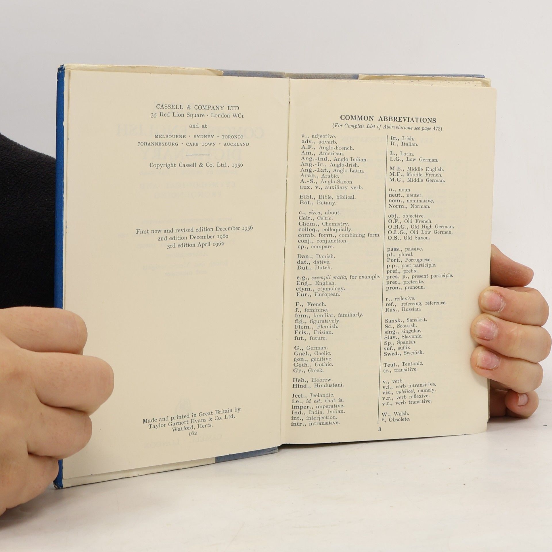Autores varios Cassell's Concise English Dictionary