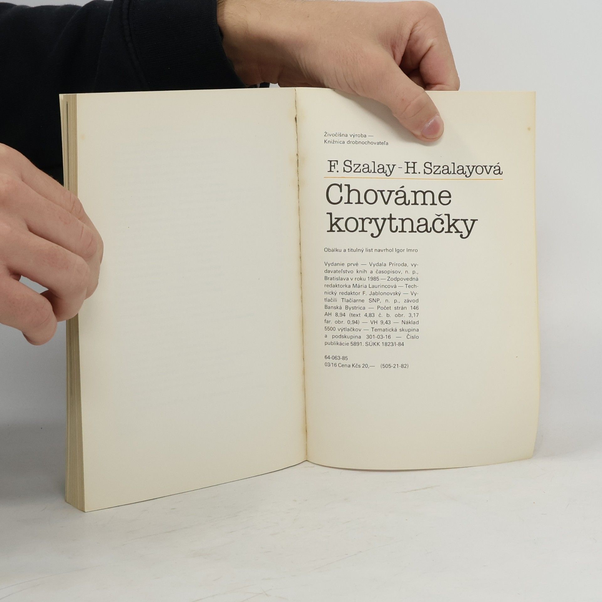 Fridrich Szalay Chováme korytnačky