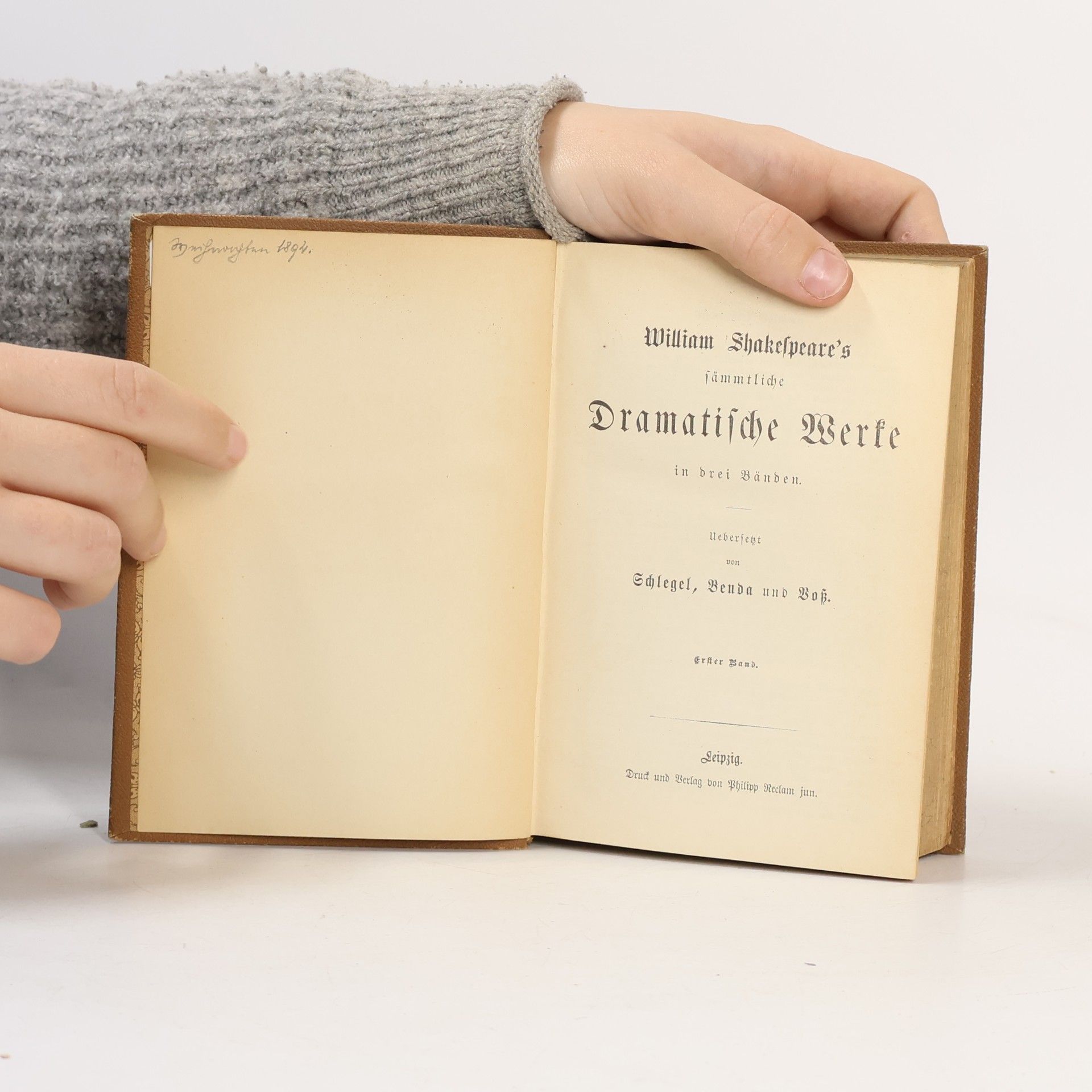 William Shakespeare Shakespeare's Werke I.