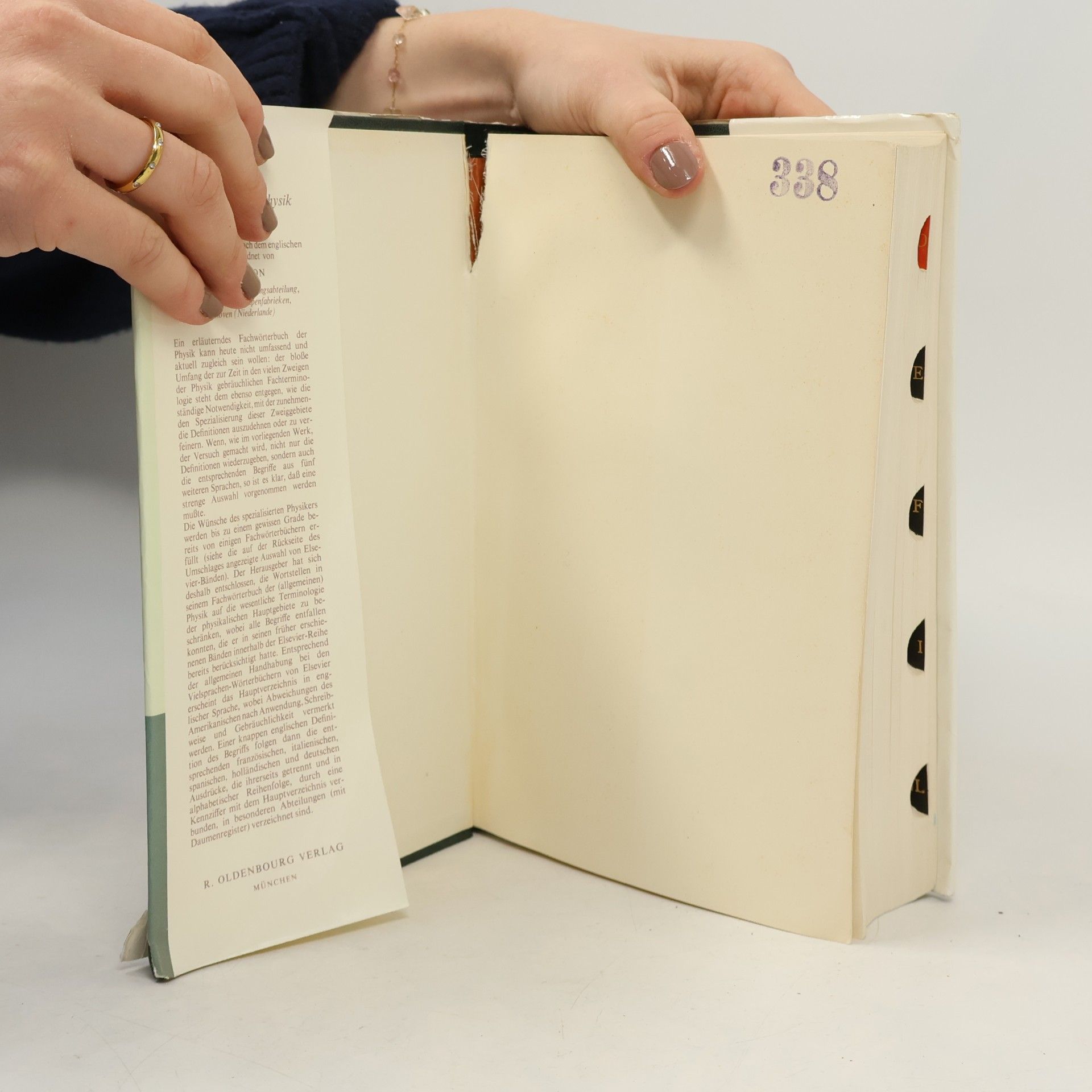 W.E. Clason Elsevier's Fachwörterbuch der Physik
