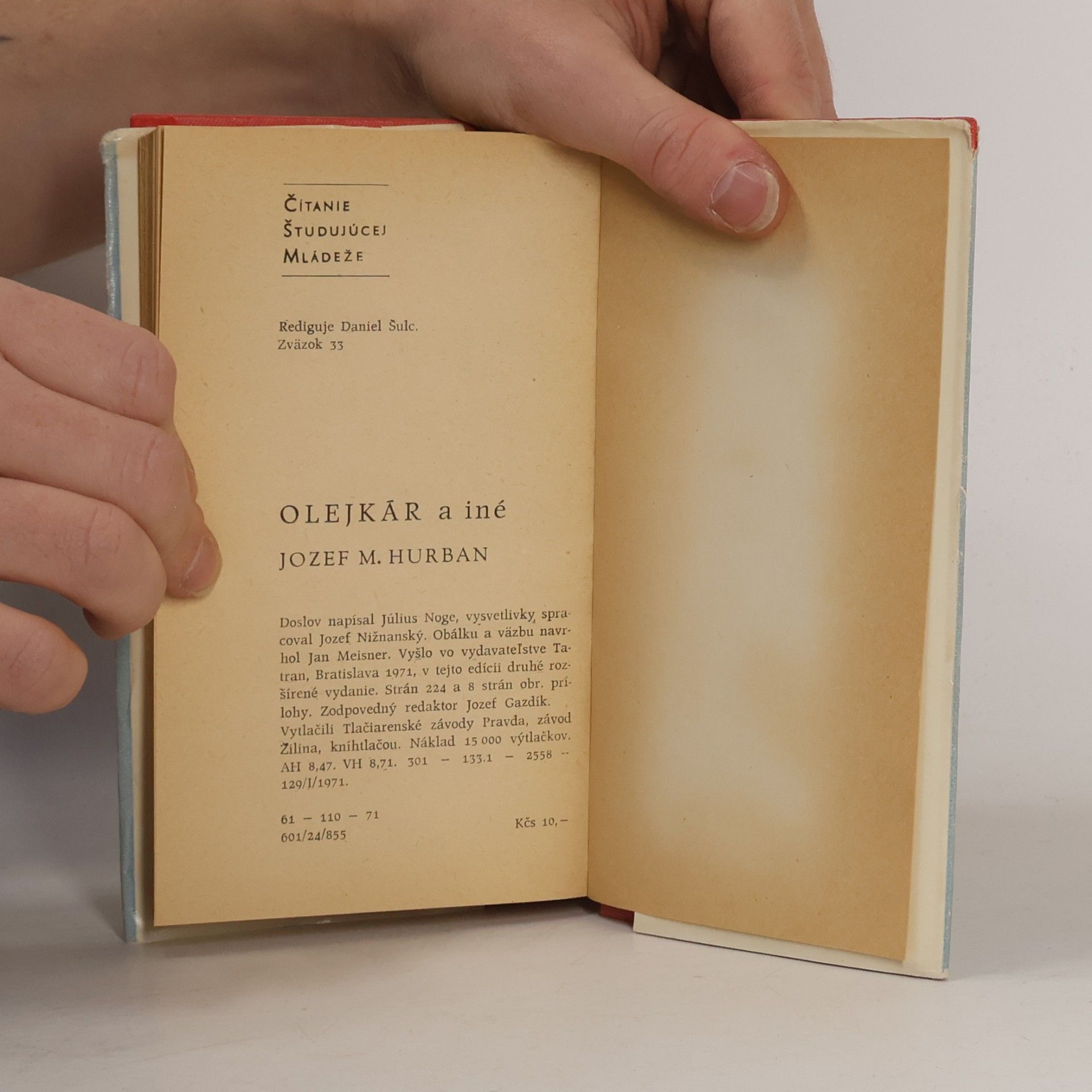 Jozef Miloslav Hurban Olejkár a iné