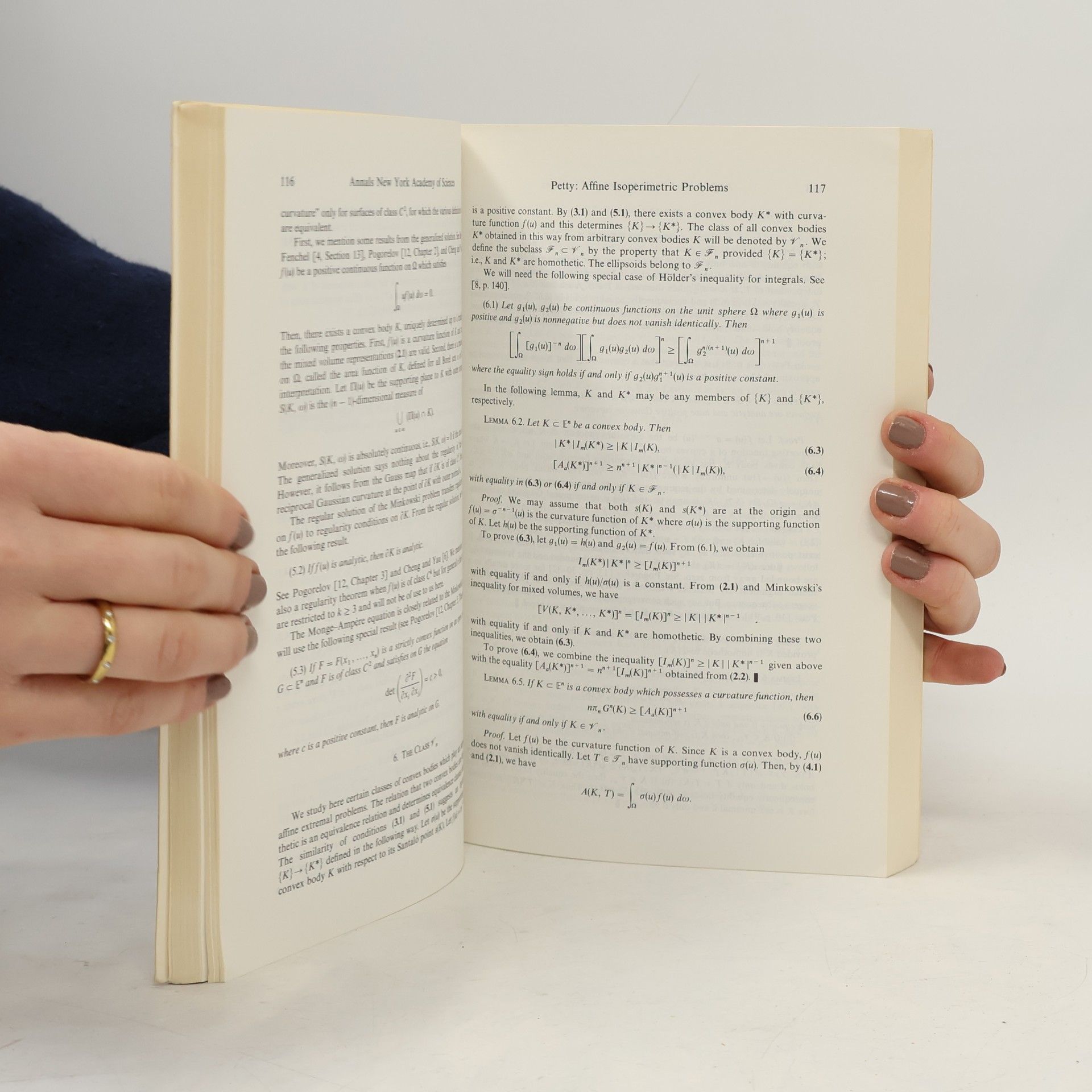 Jacob E. Goodman Annals of the New York Academy of Sciences - 440: Discrete Geometry and Convexity