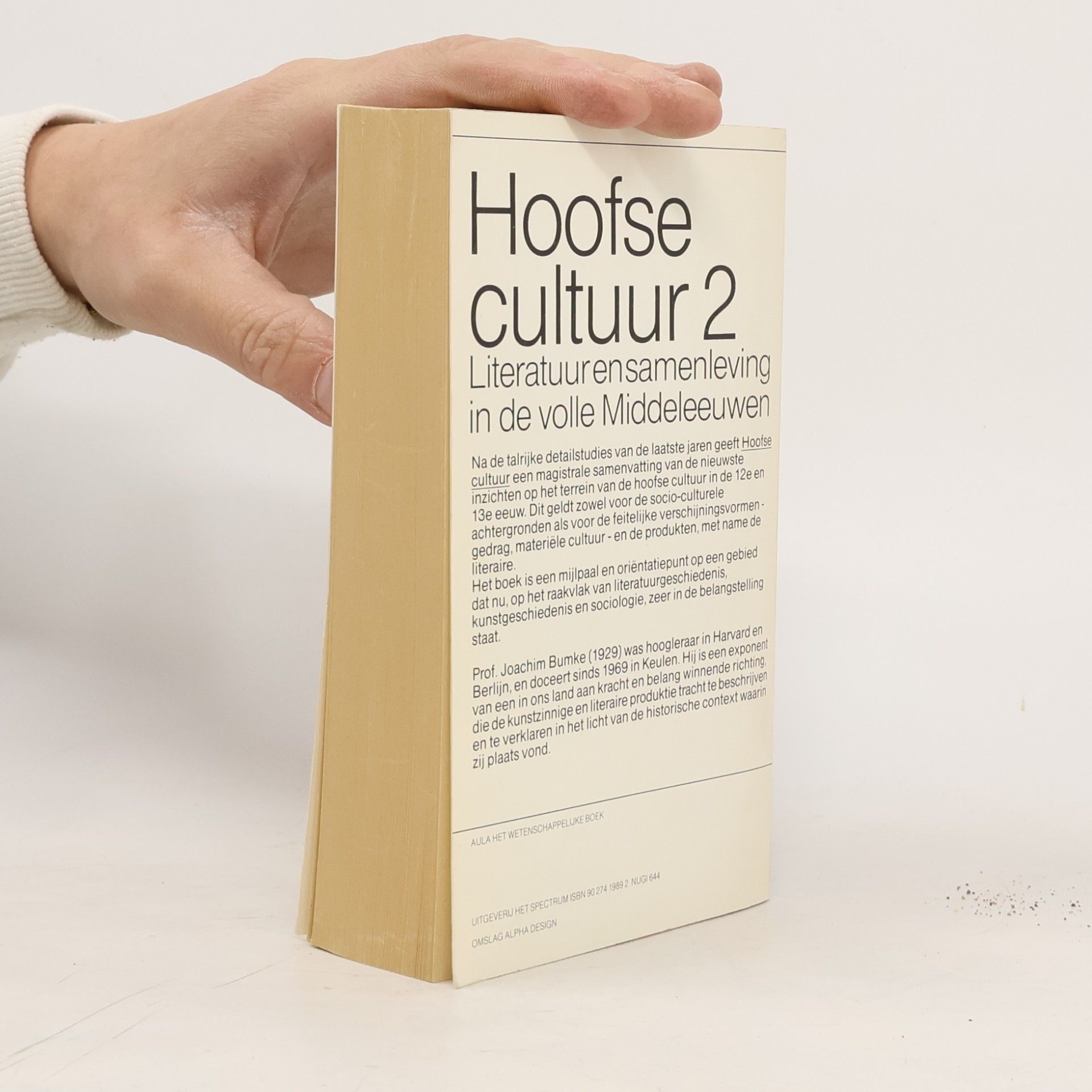 Joachim Bumke Hoofse cultuur 2 - literatuur en samenleving in de volle Middeleeuwen