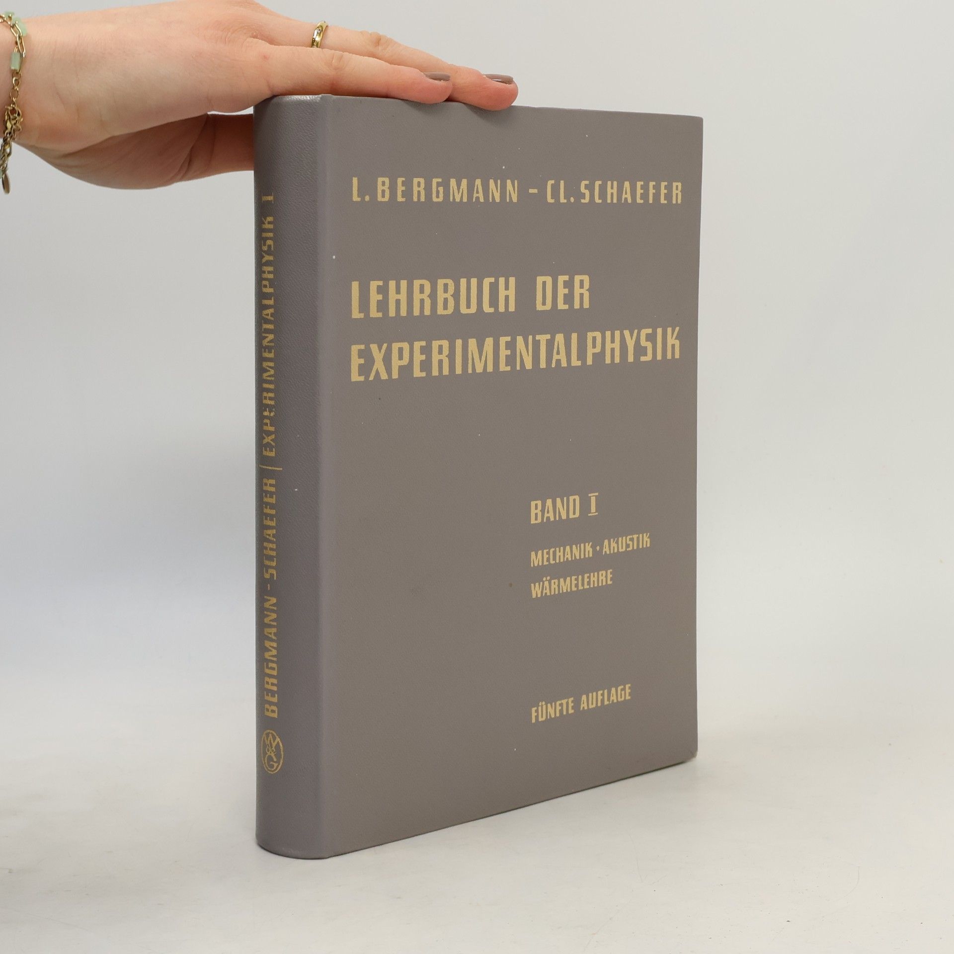 Lehrbuch der Experimentalphysik. Band I
