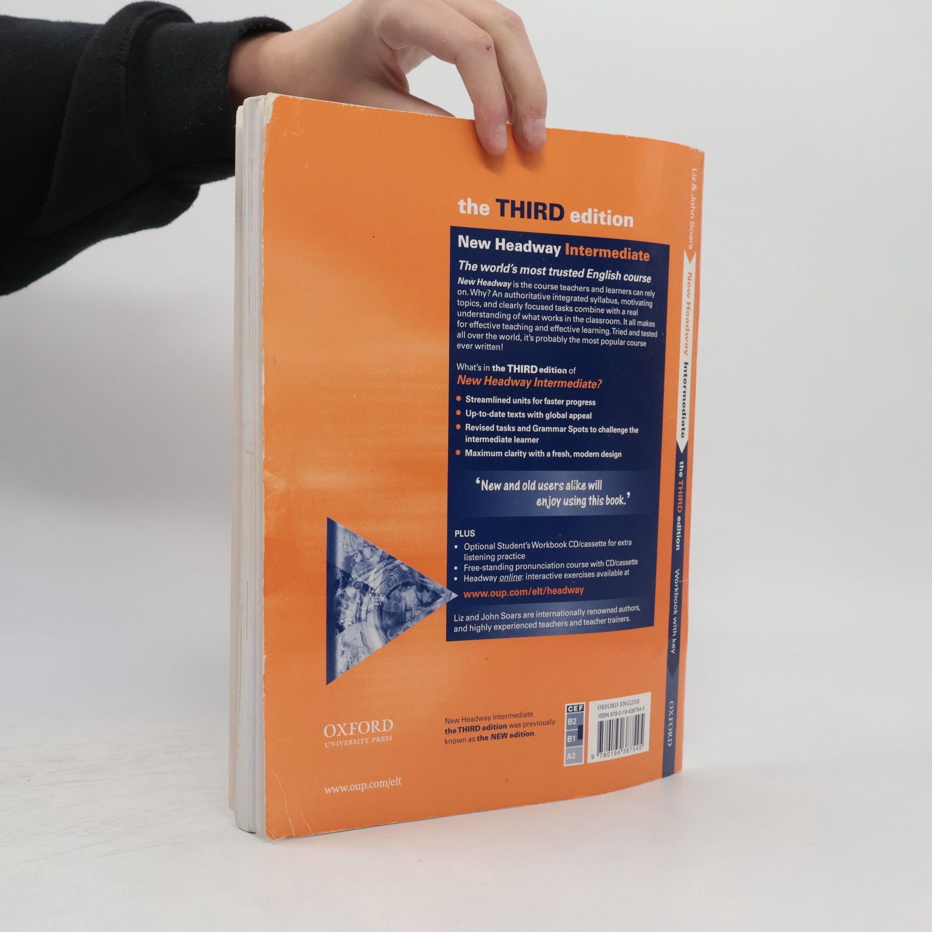 John Soars New Headway Intermediate. Workbook with key
