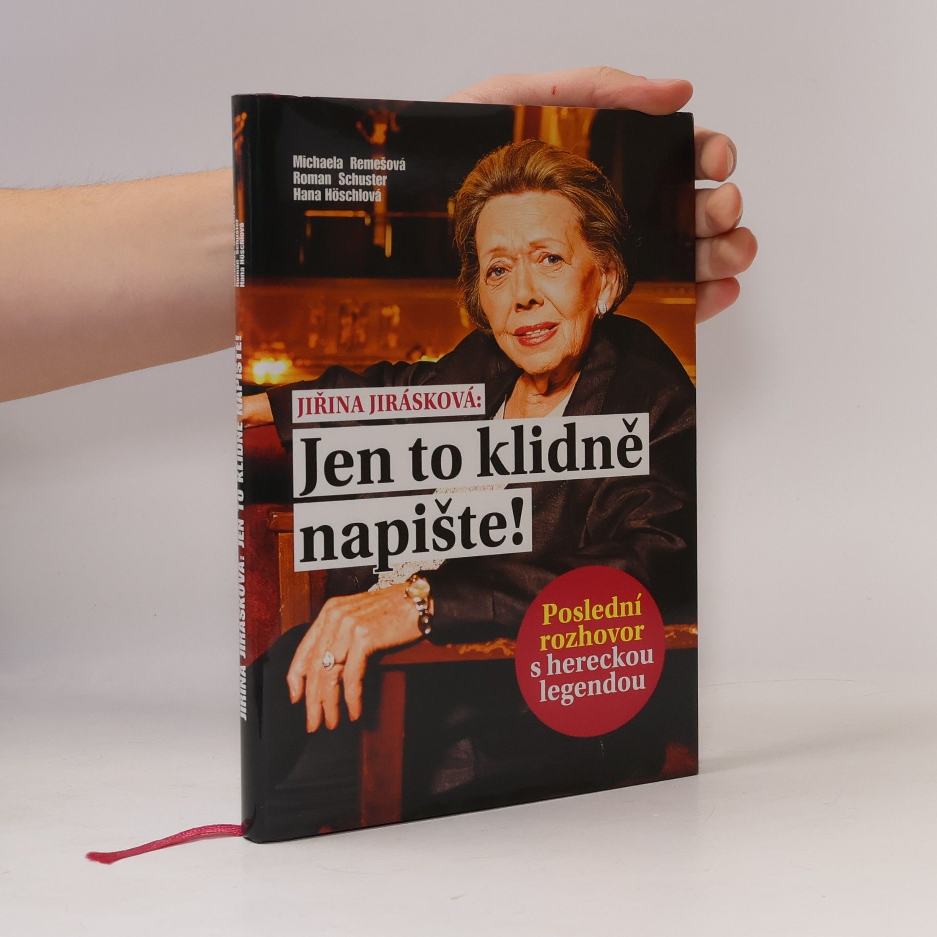Jiřina Jirásková. Jen to klidně napište!